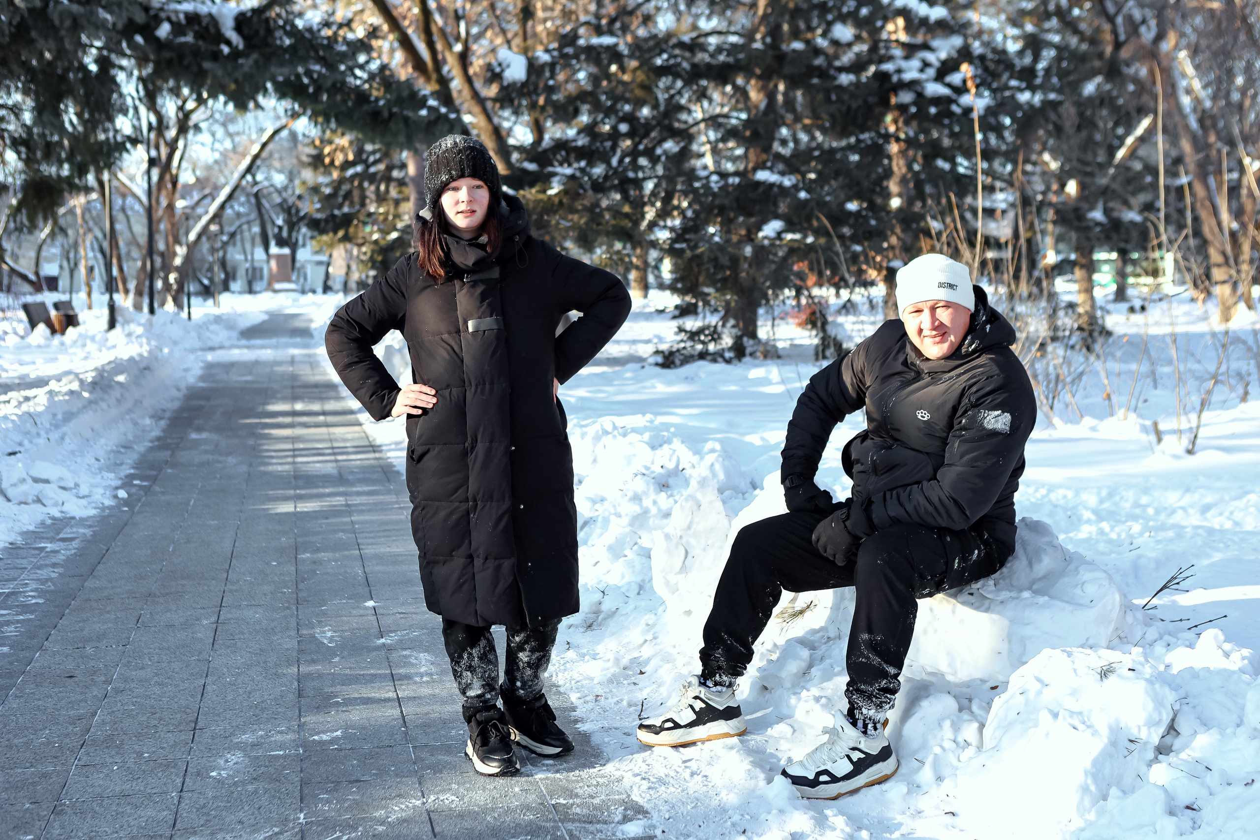 Ноябрь–декабрь 2024 (прогулка в снегу). Фотограф Евгения Лондкевич