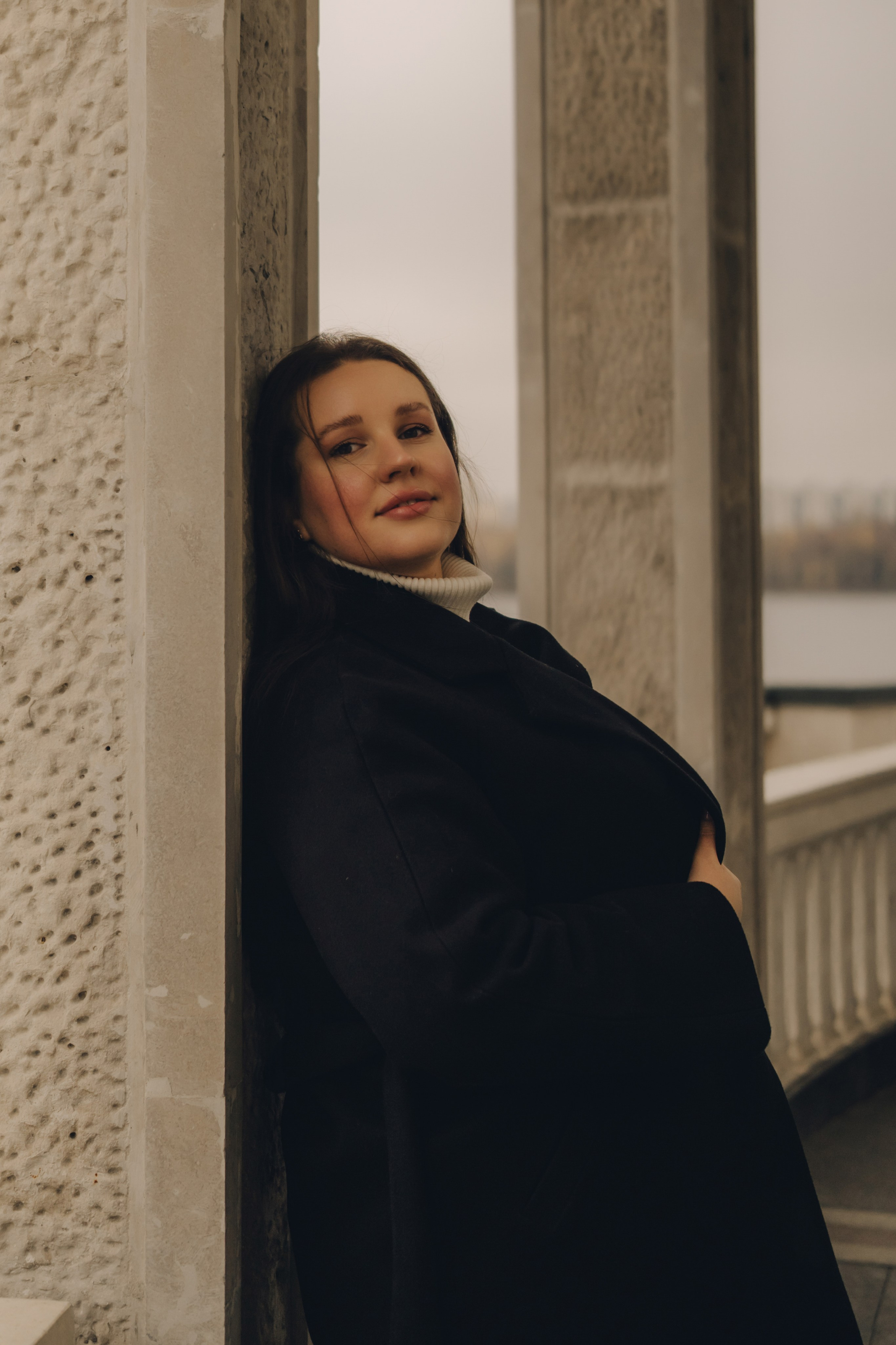 Елена | осенняя фотосессия северный Речной вокзал. Портретный фотограф Москва