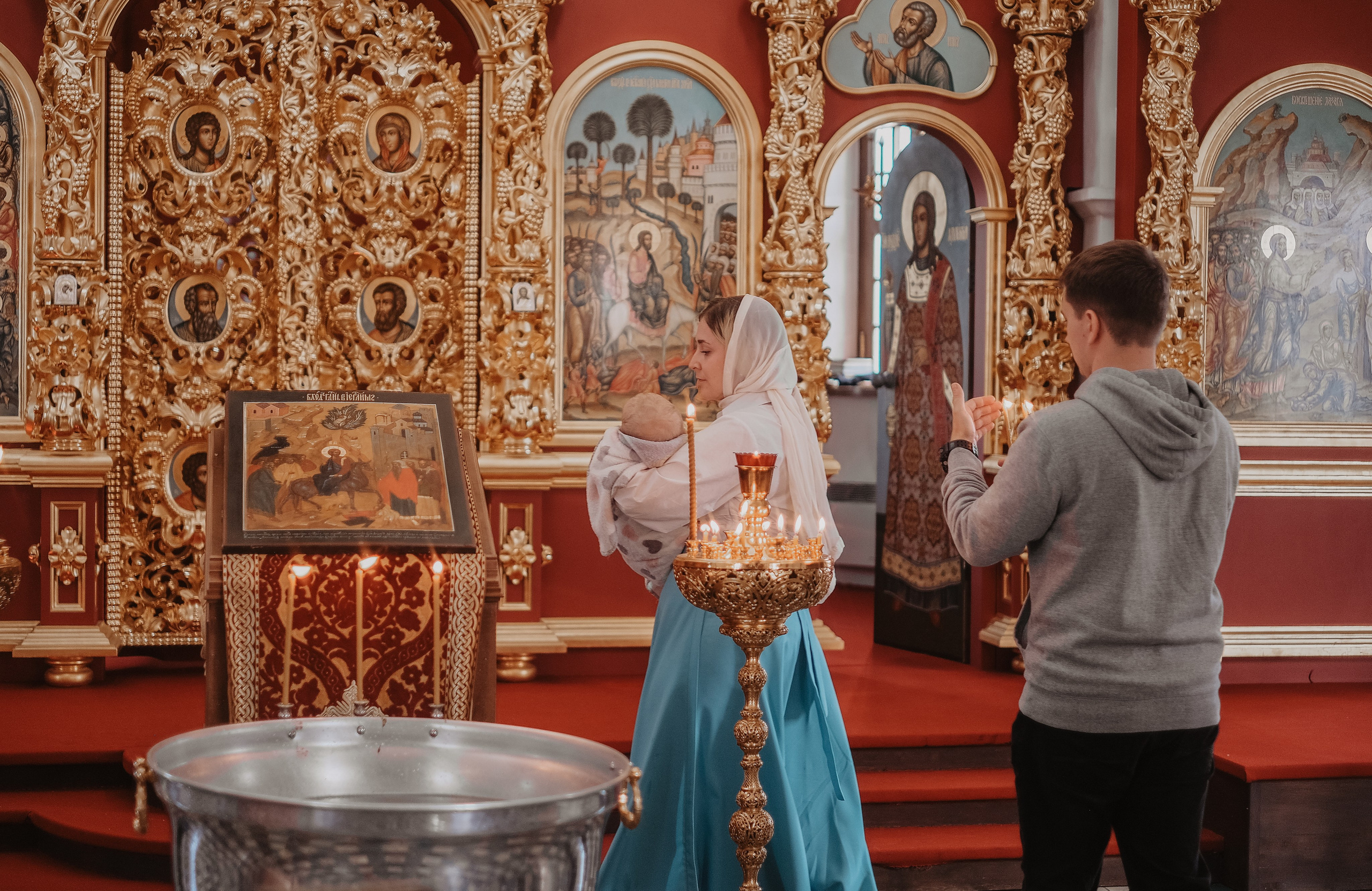 Крещение. Фотограф и видеограф в Москве Полина Абраменкова