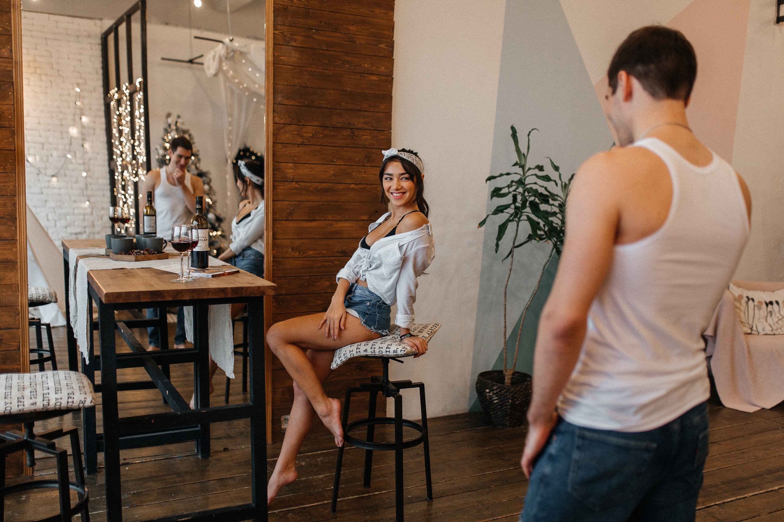 Фотосессия в студии для двоих. Фото Радости. Свадебный и семейный фотограф в Москве Юлия Самойлова