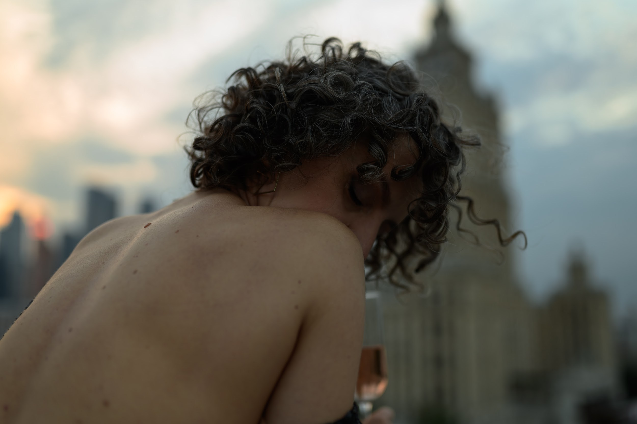 Оксана. Крыша. Фотограф Марина Росси