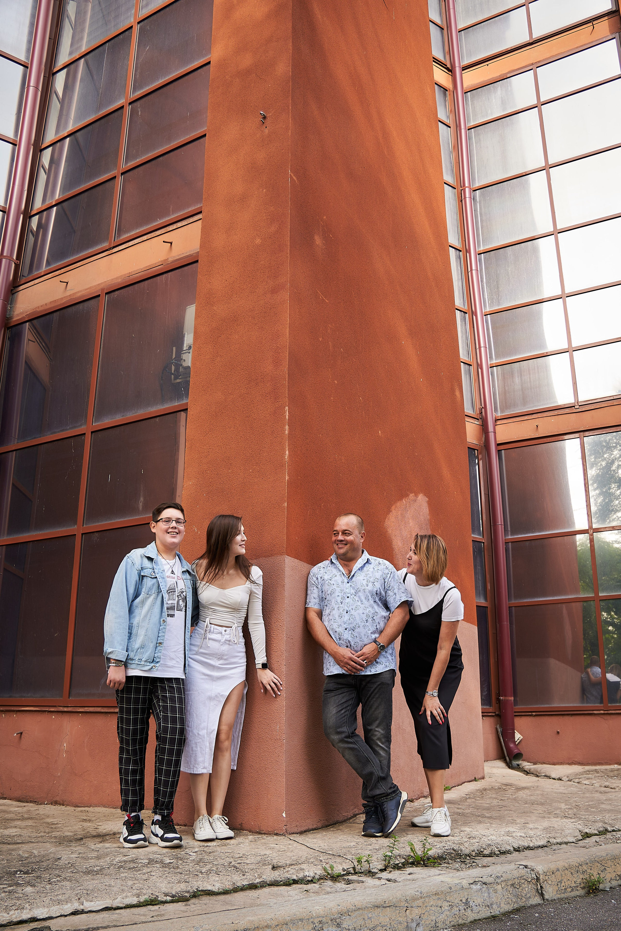 Прогулка с семьёй. Анна Катасонова