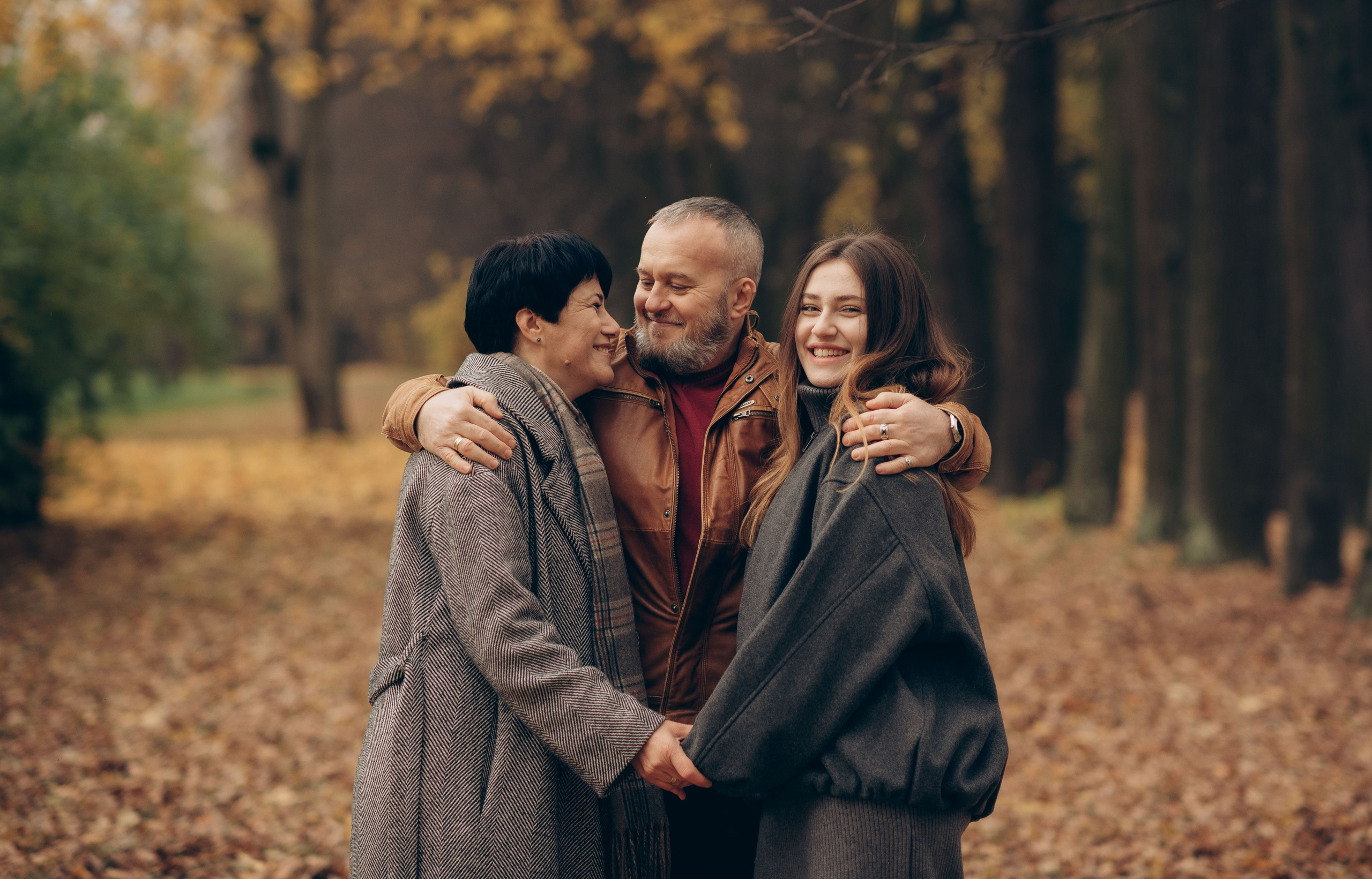 Осенняя семейная фотосессия в парке. Семейный фотограф в Домодедово и Москве Елена Пичугина