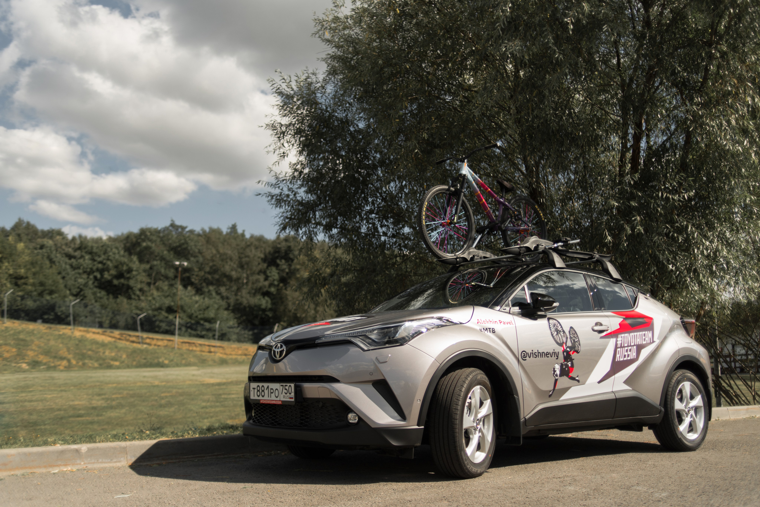 Атлеты Toyota Team Russia. DeLorein