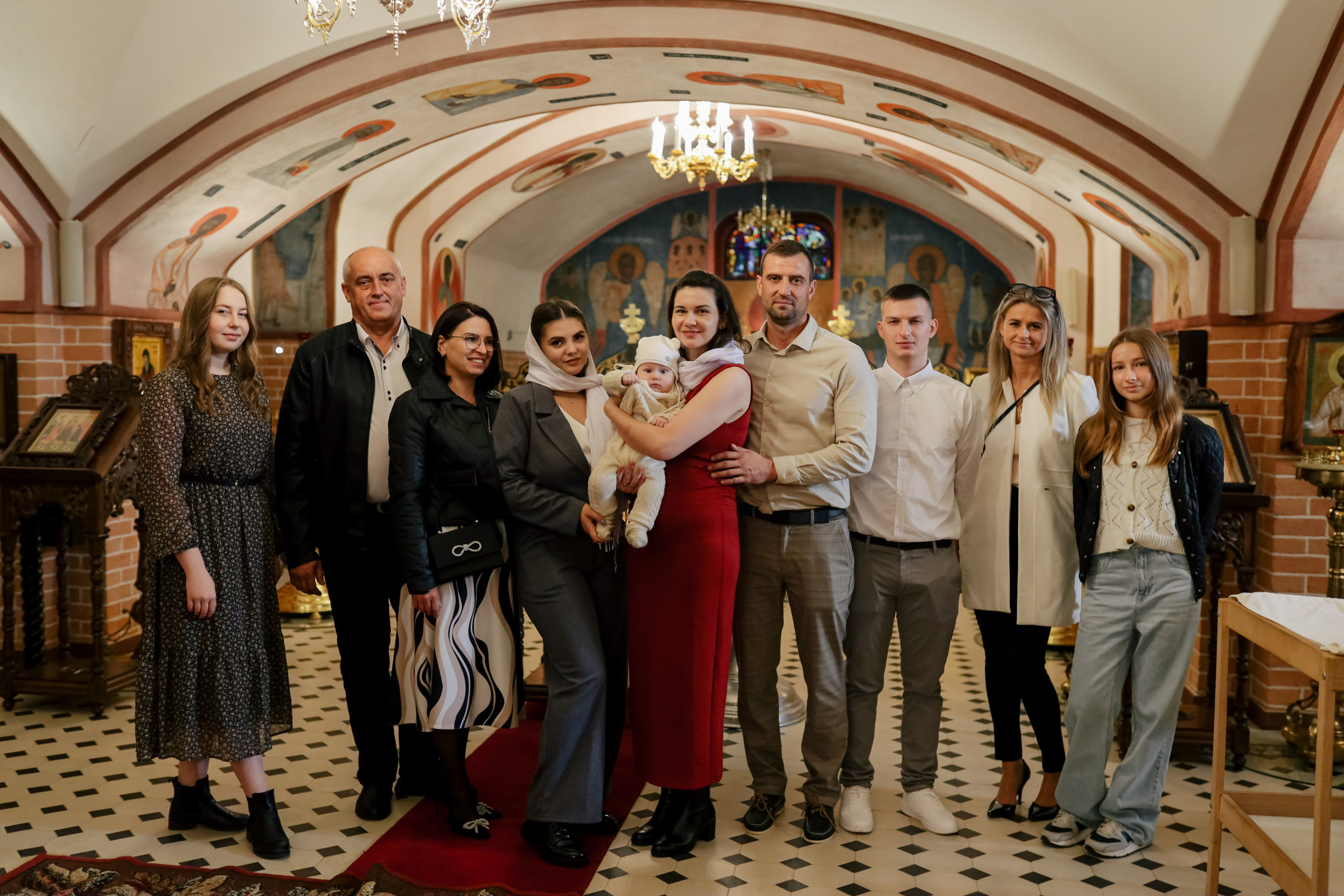 Крещение Адриана. Свадебный и семейный фотограф в Варшаве