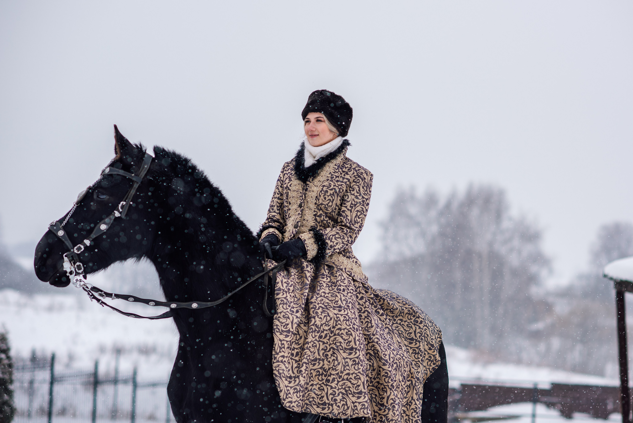 Зимняя парфорсная охота. Фотограф Диана Вальтер