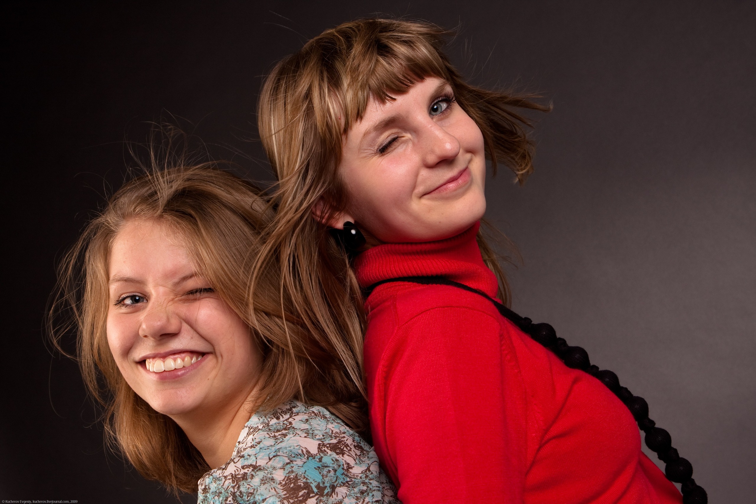Оля и Наташа. Студия. Кучеров Евгений. Фотограф