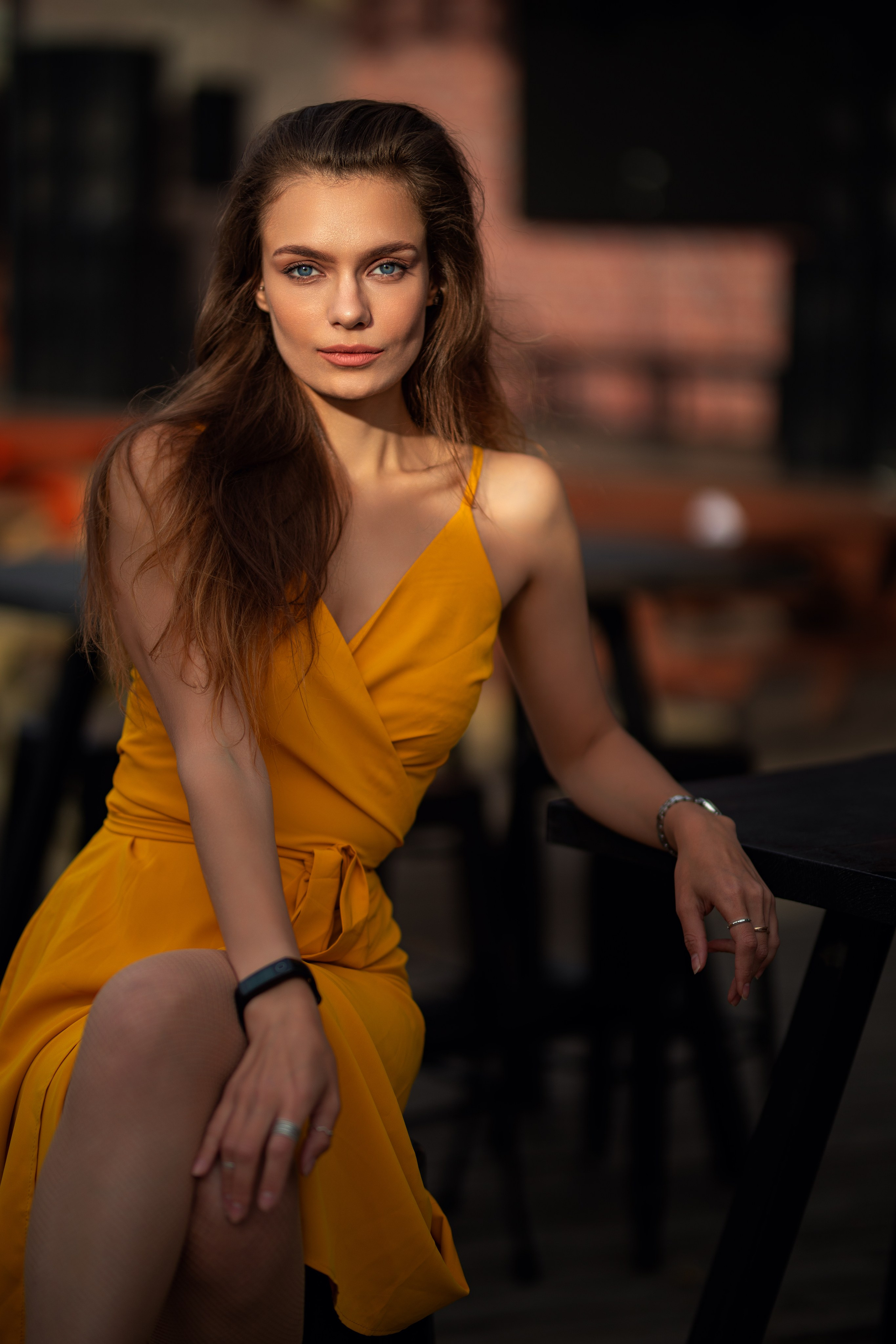 Летняя съемка с Екатериной на городской площади в Воронеже в формате для «себя»