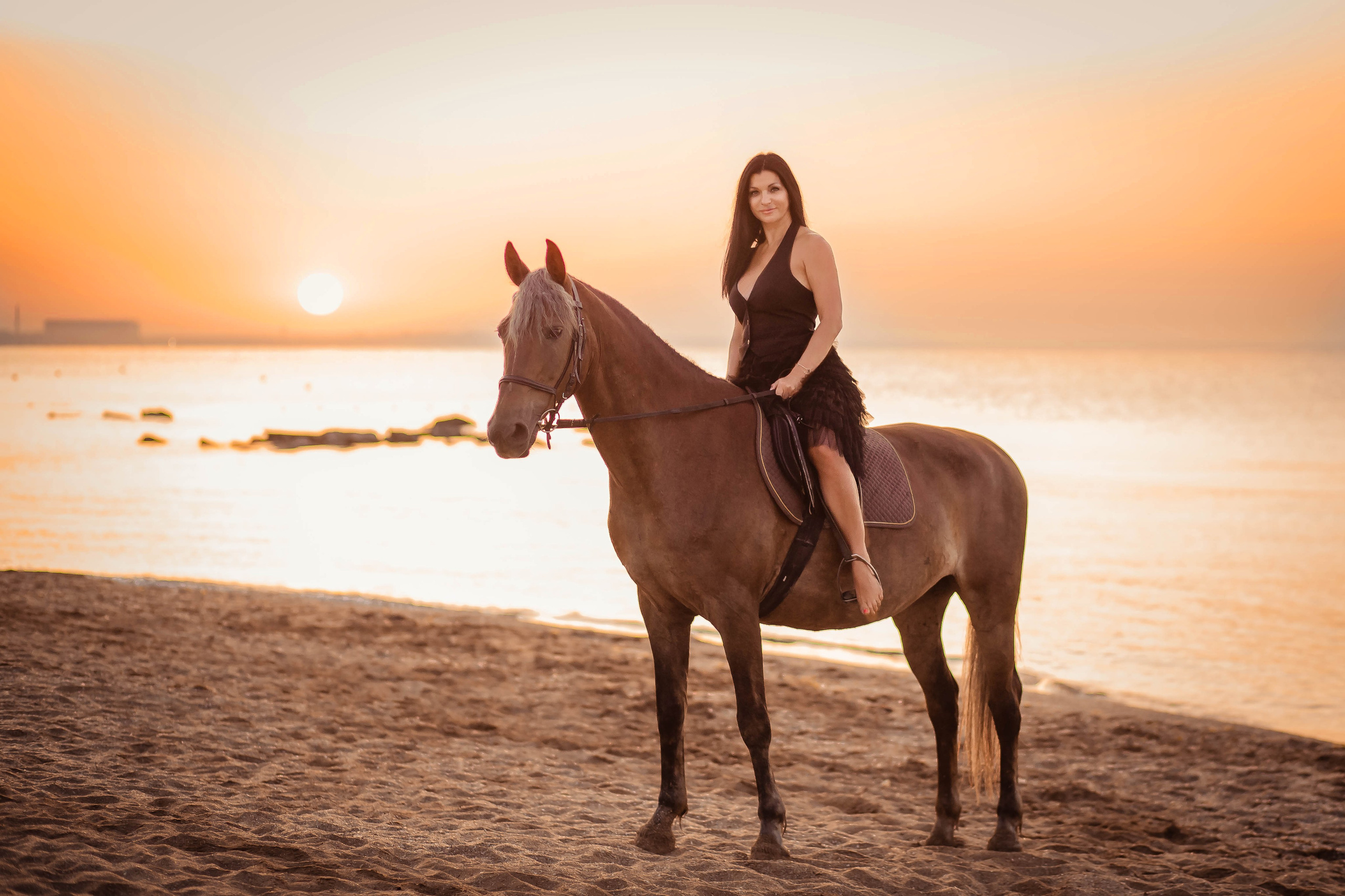 Фотосессия на море с лошадью. Фотограф в Феодосии Наталья Булгакова