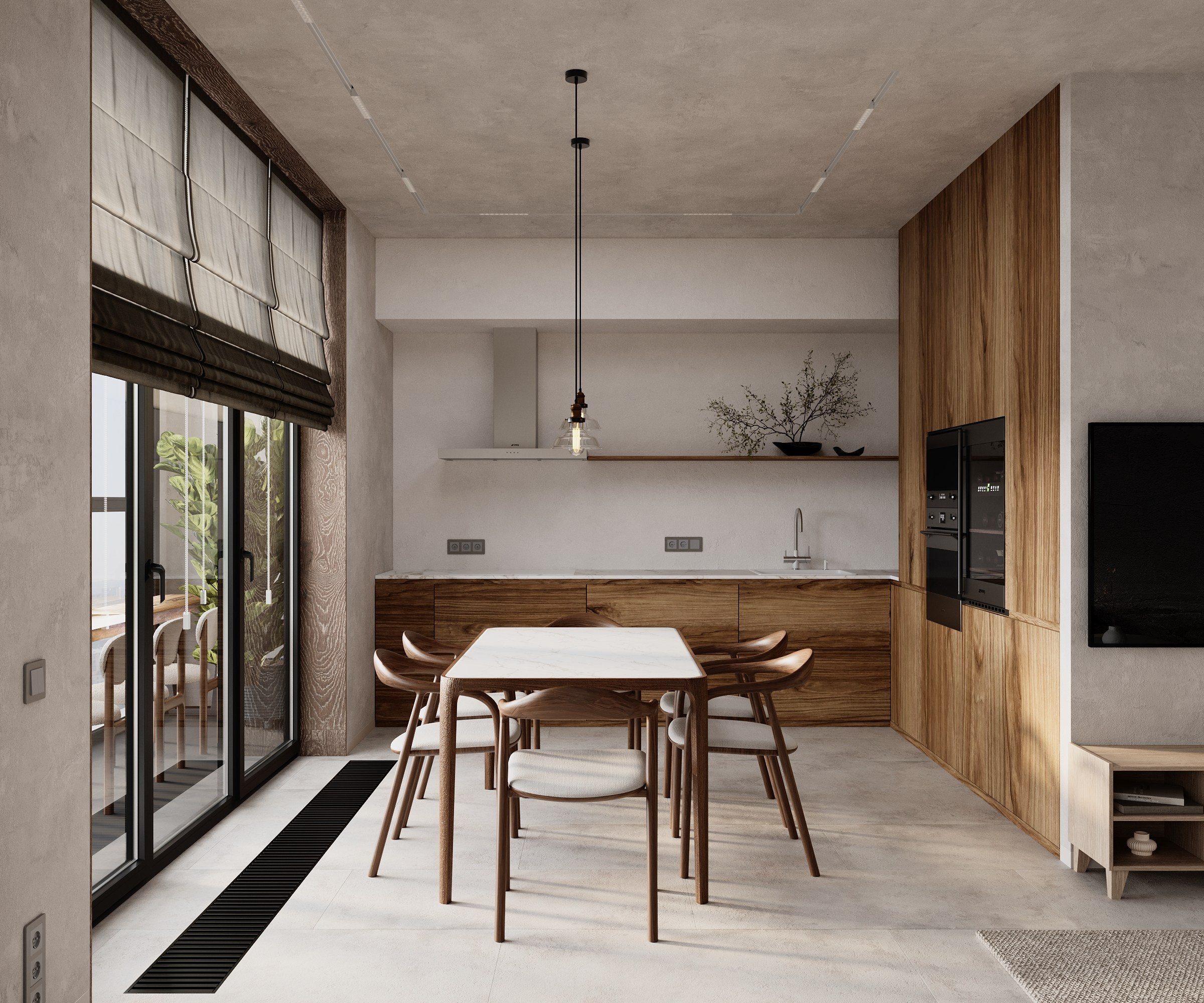 Квартира в Москве 2. Визуализация дизайна интерьера