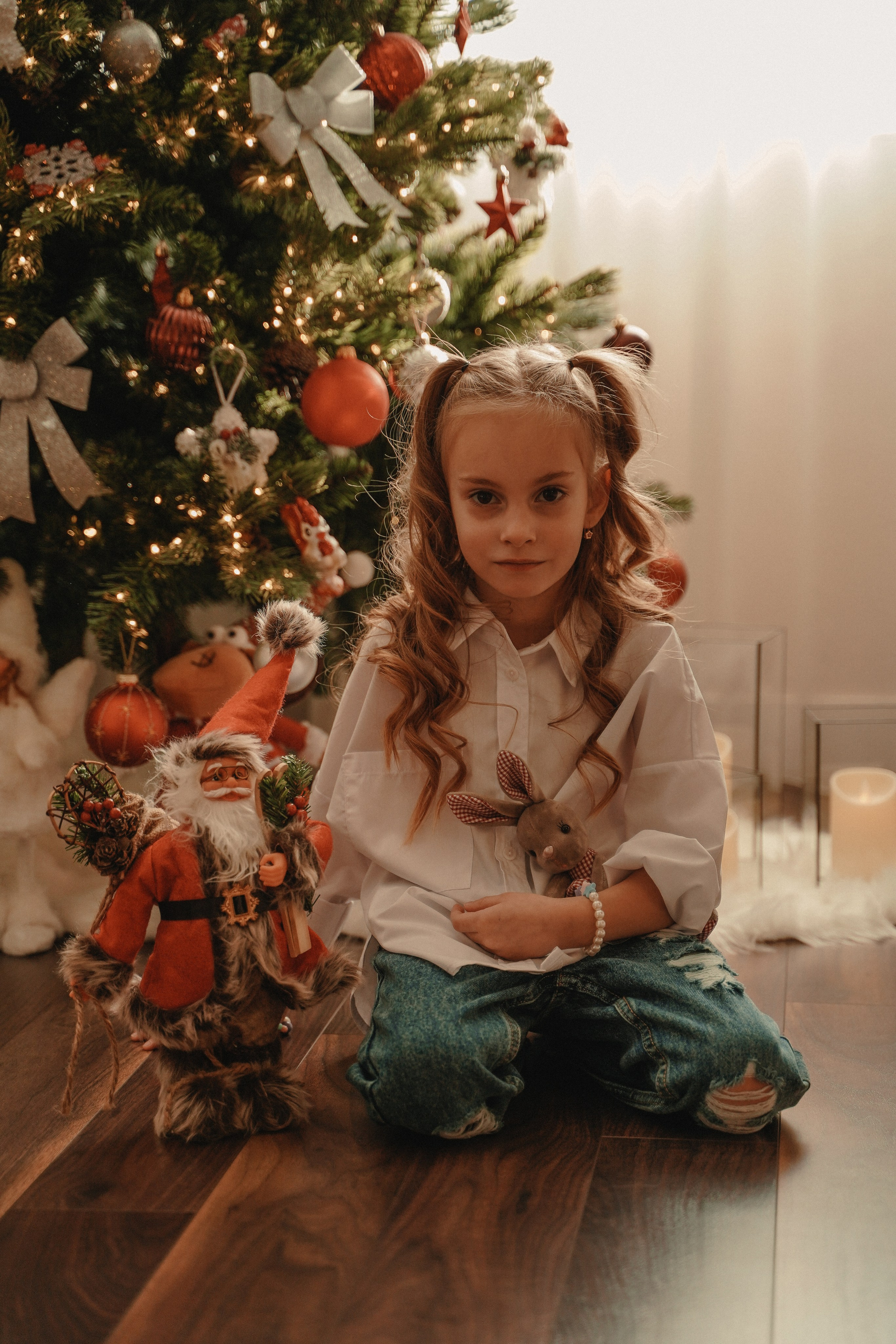 Домашняя Новогодняя фотосессия. Семейный и женский фотограф в Краснодаре Анастасия Приймак