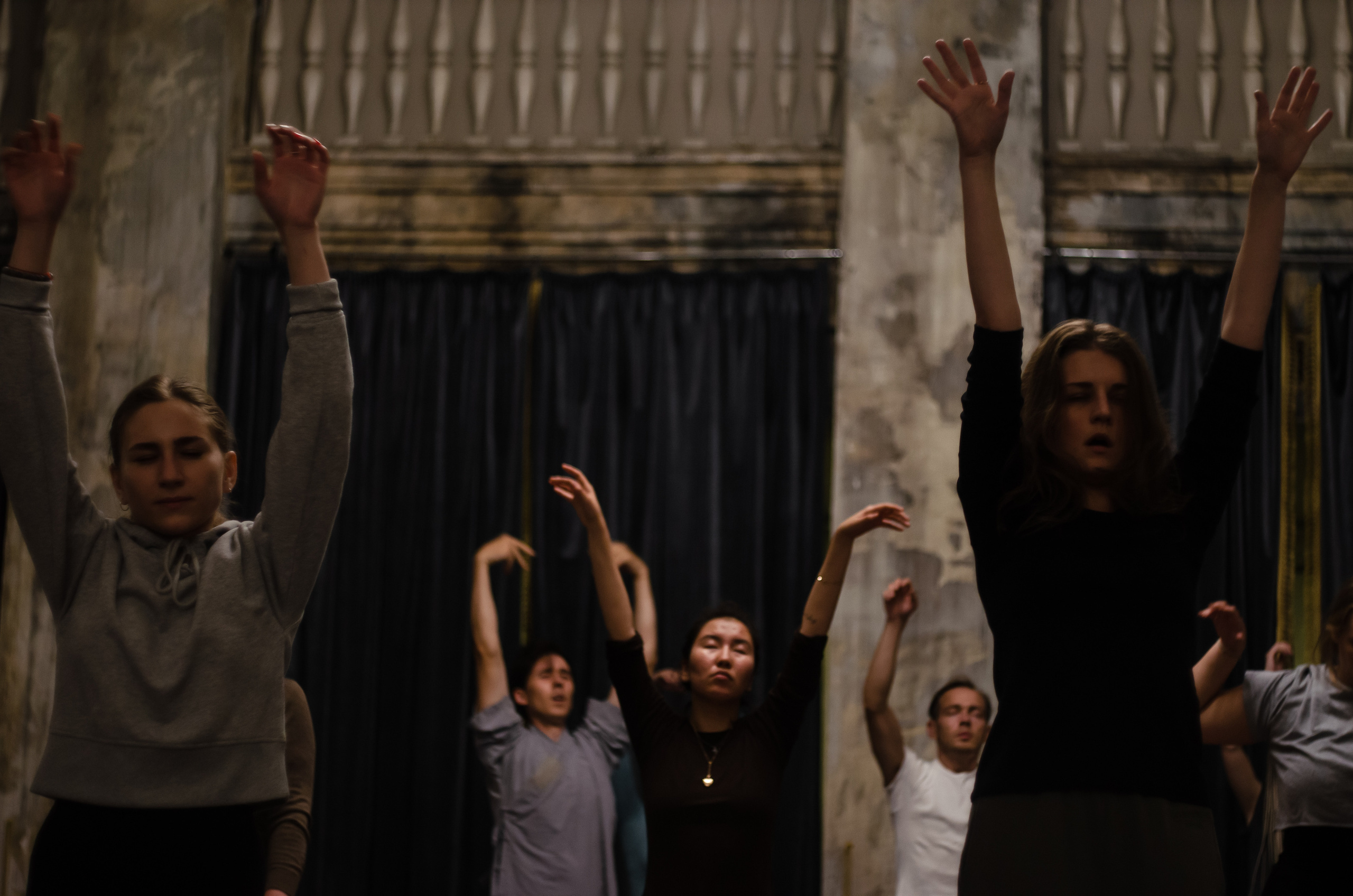 Тренировки. Лилия Гоца. Гунфу Шаолинь. Арт-фотография. Ретриты