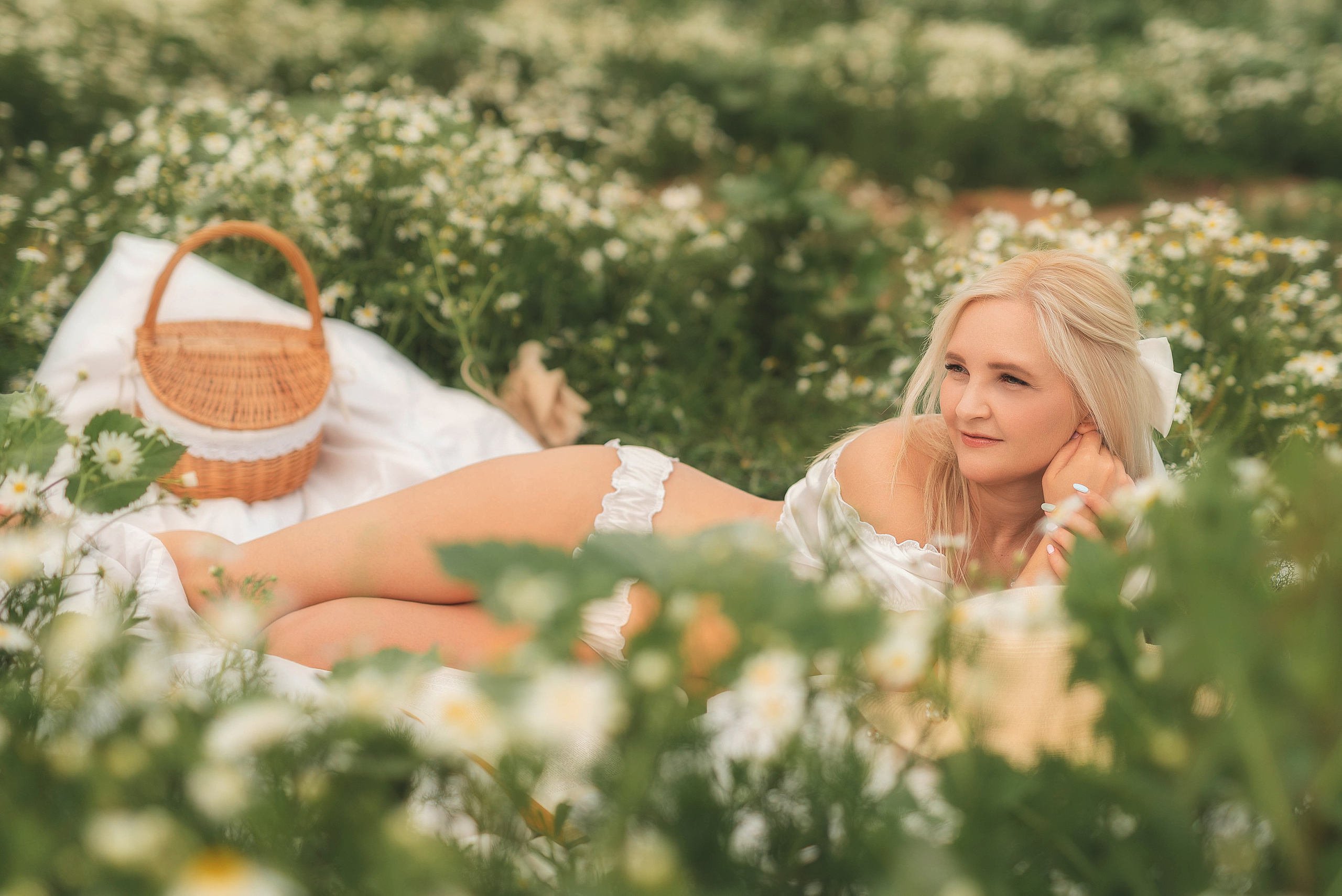 Фотосессия в поле с ромашками. Семейный, детский фотограф в Воронеже Анна Никитина