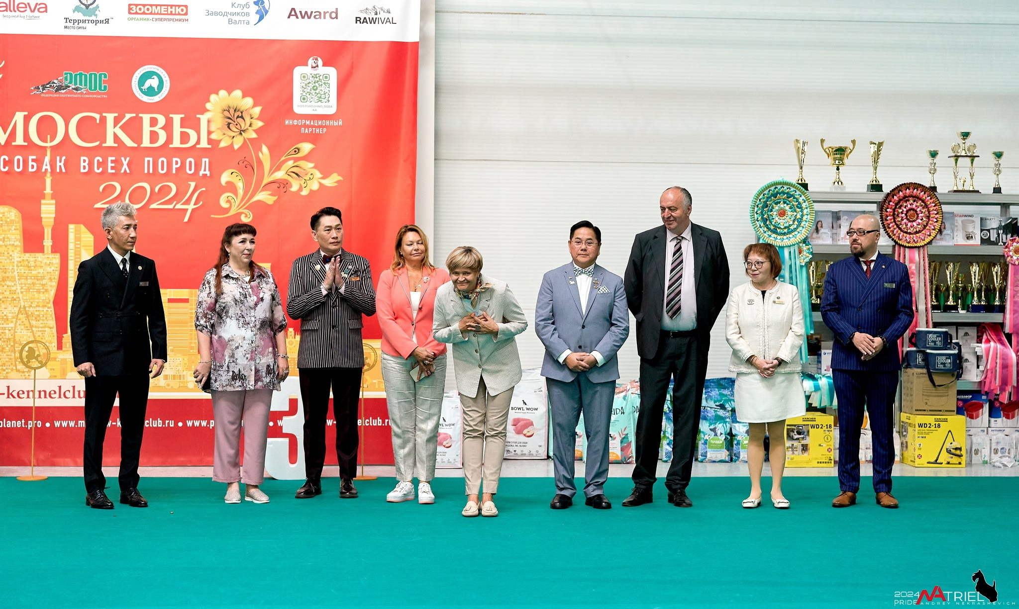 Съемка на выставке в Крокус