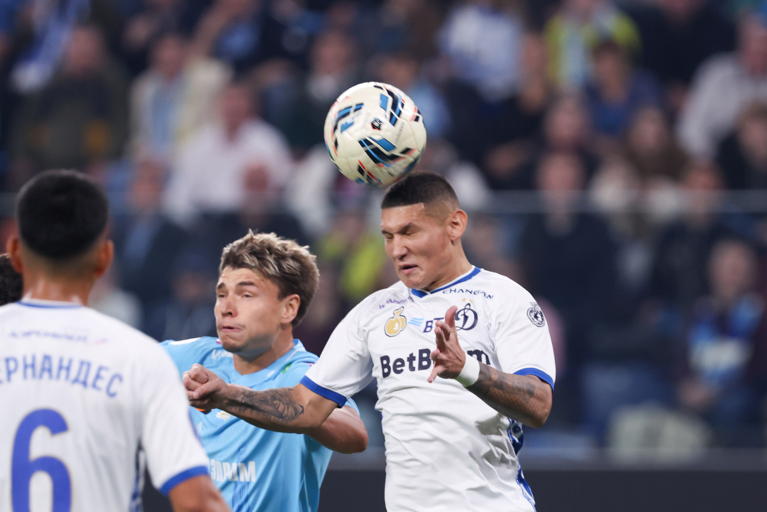 ФК «Зенит» — ФК «Динамо» Москва 26.10.2025. Спортивный и репортажный фотограф Антон Тереханов