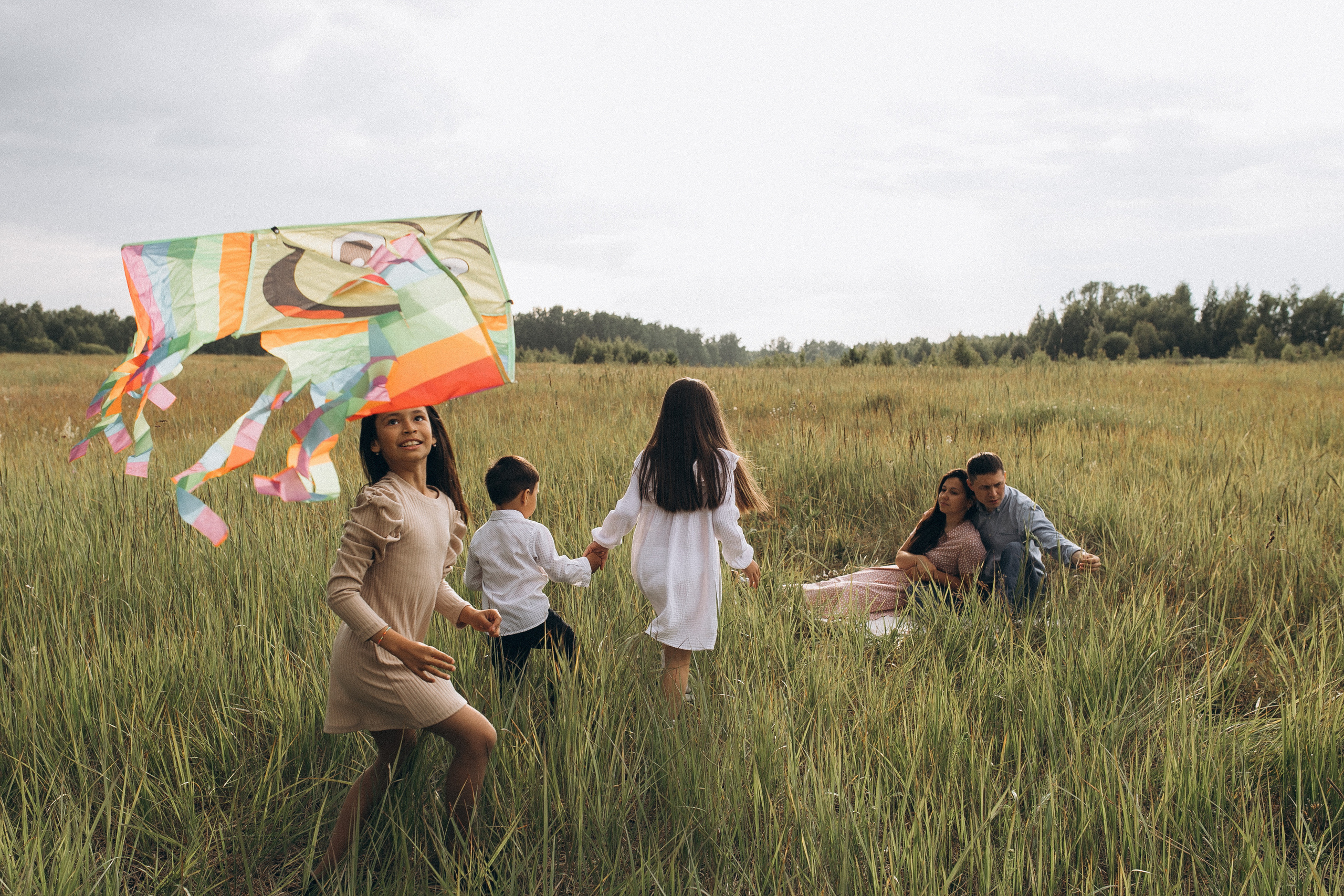 Дамир, Сауле и дети. Портретный и репортажный фотограф в г. Казань Мария Малаева