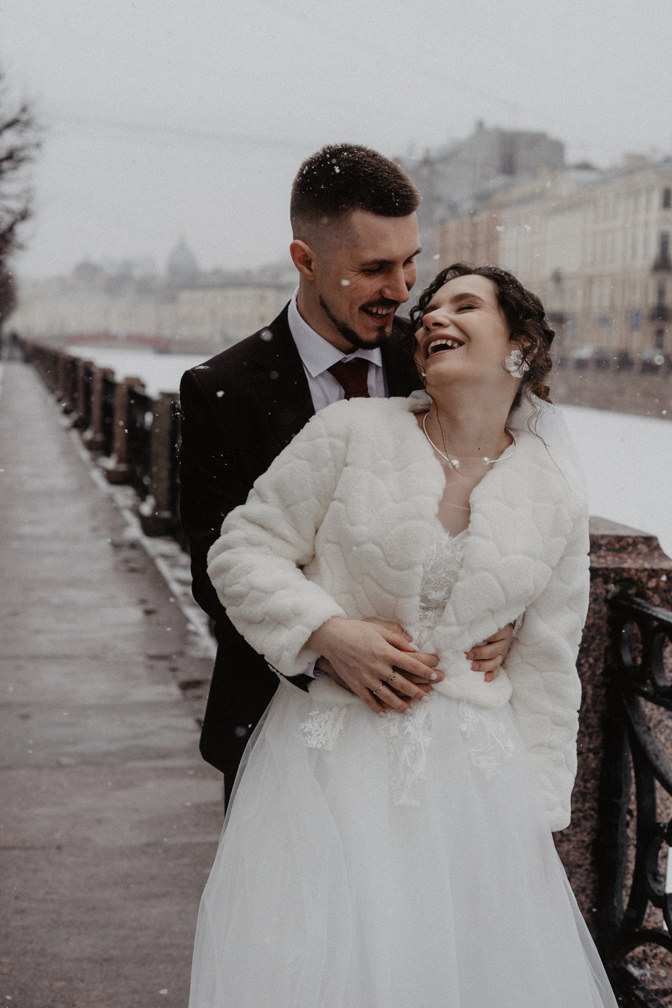 Ангелина & Антон | Пока идет снег. Контент фотограф в Санкт-Петербурге | Дина Альбур