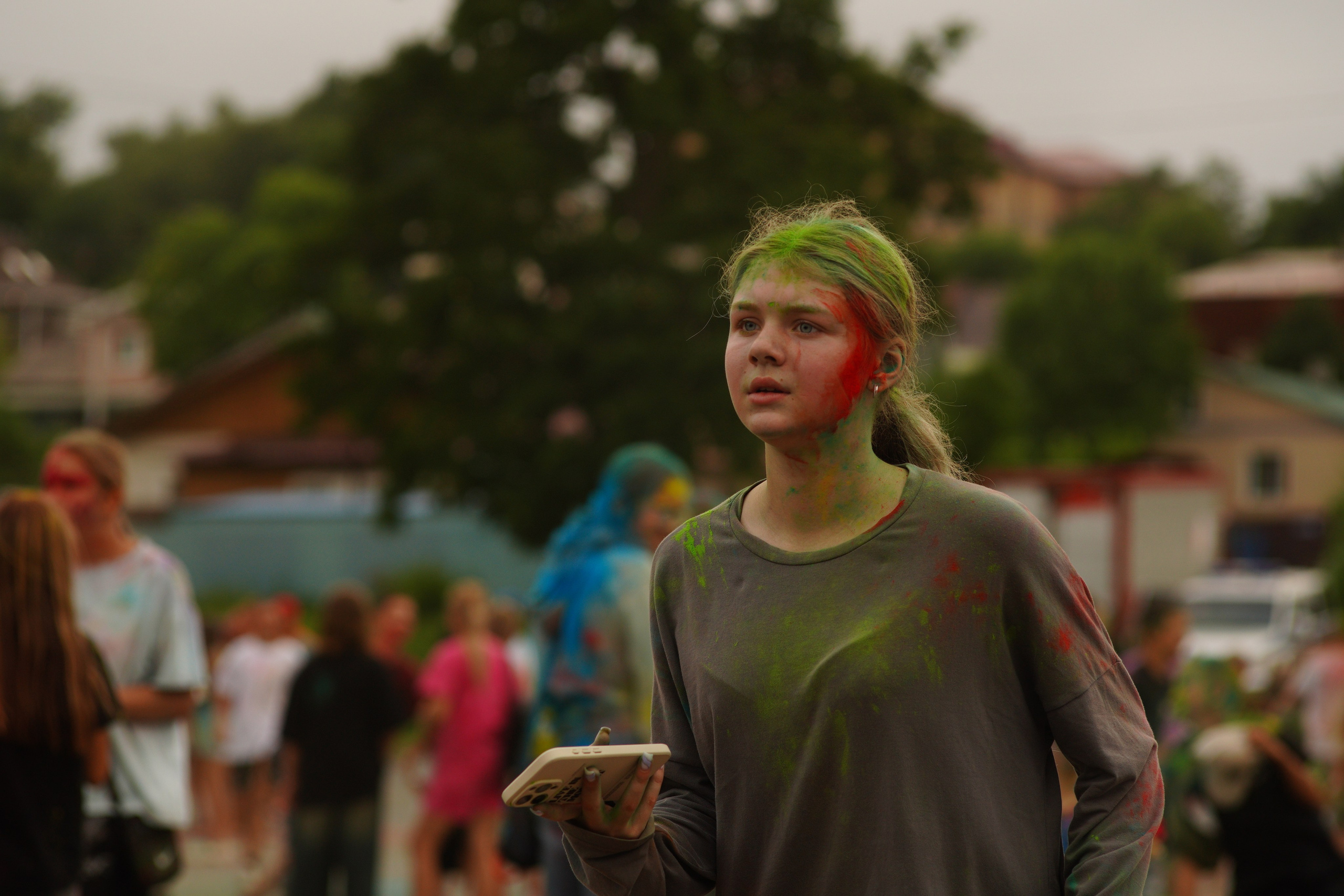 Праздник Холи в Артеме. Фотограф Владивосток (художественный портрет, празднование, торжество, мероприятие, фотопрогулка)
