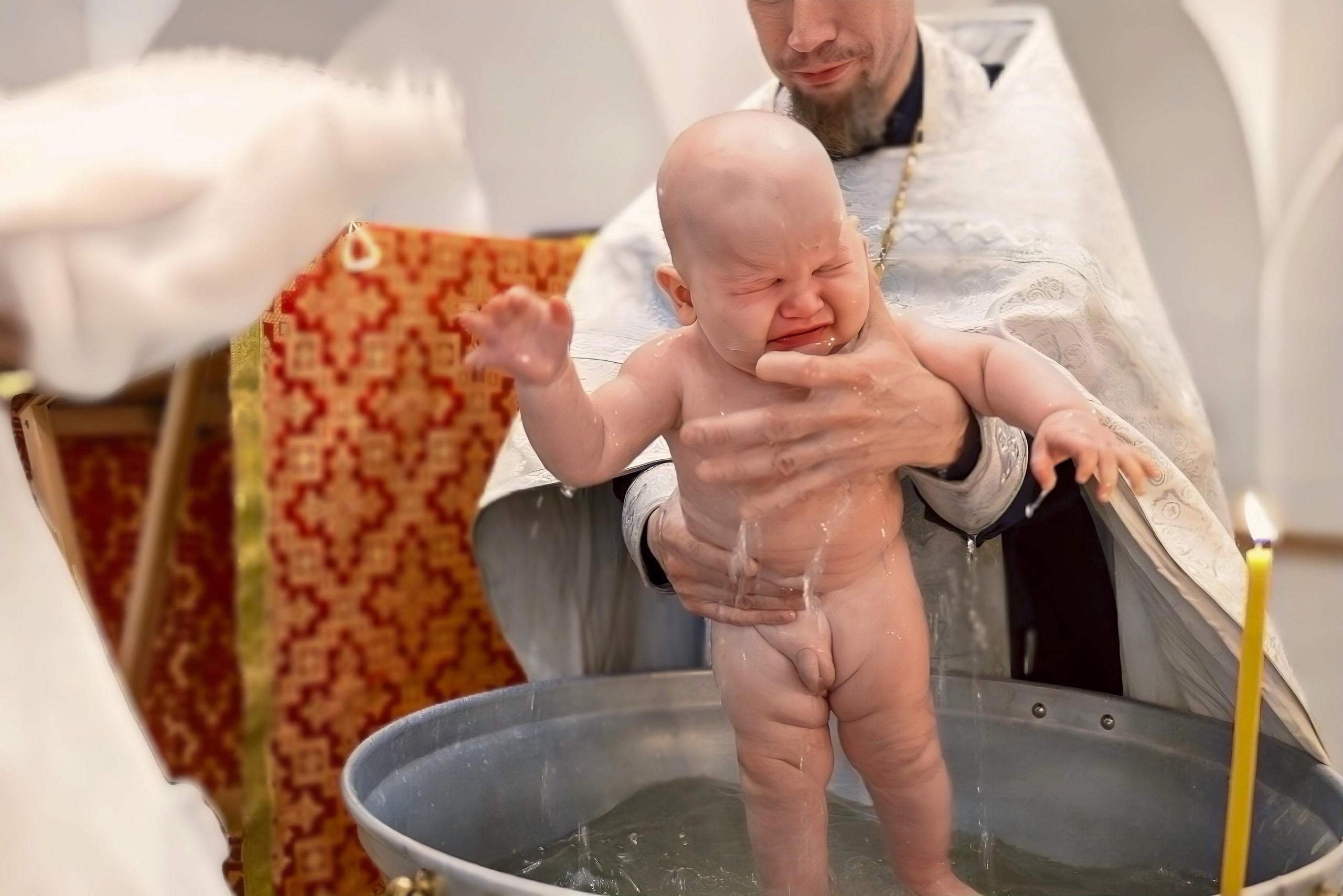 Крещение Бутово отец Андрей. Семейный и детский фотограф Москва