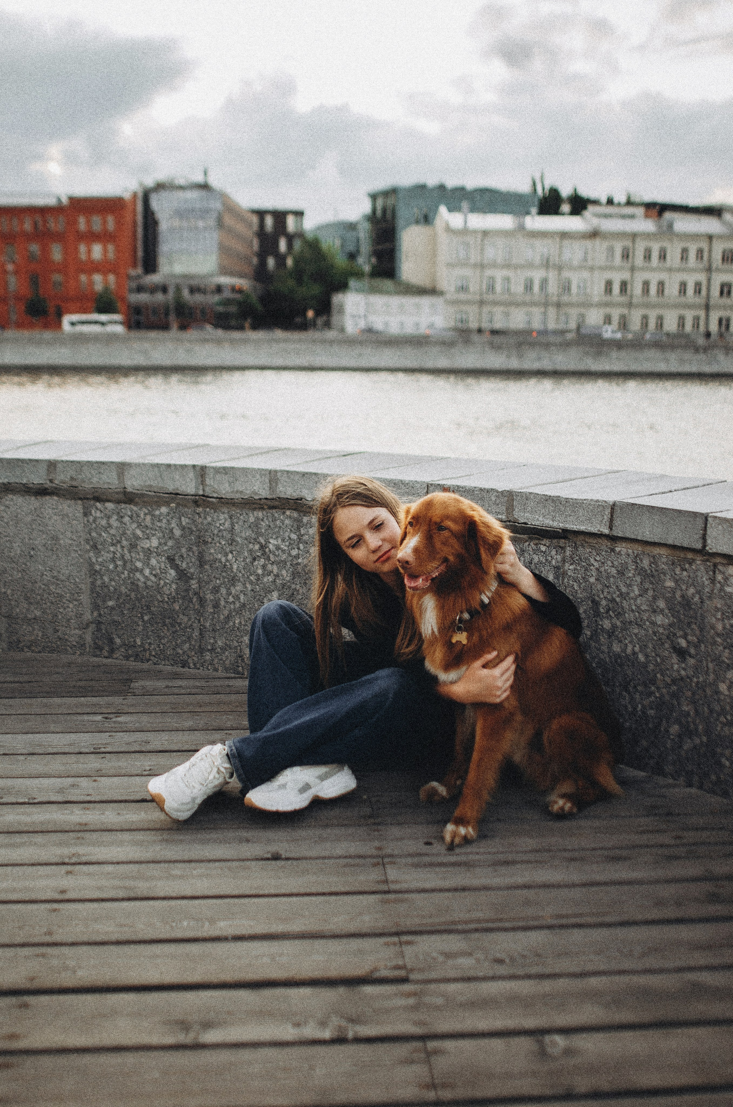 Алина и Бис. Фотограф-анималист Богданова Полина