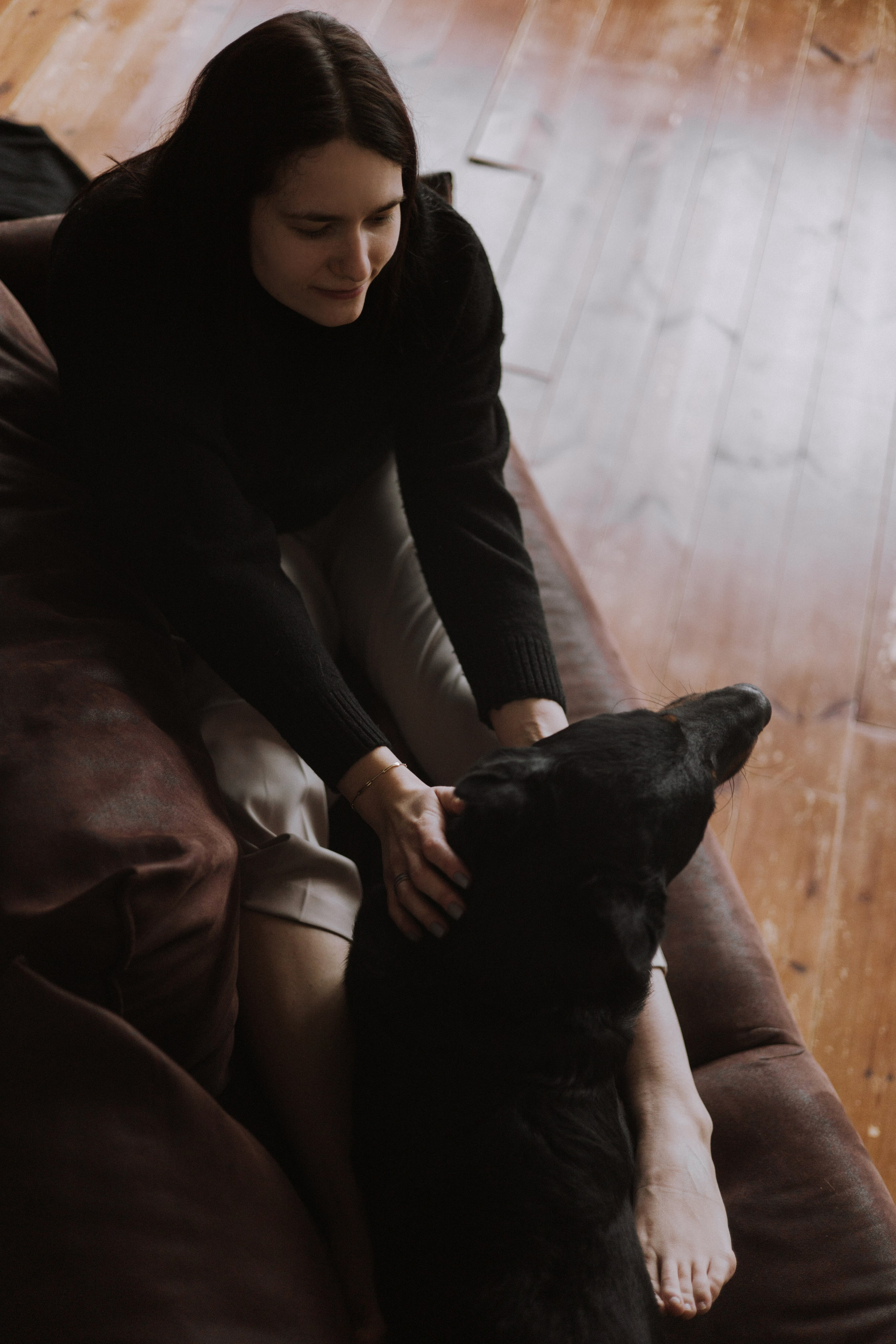 Полина и Зевс. Фотограф-анималист Богданова Полина