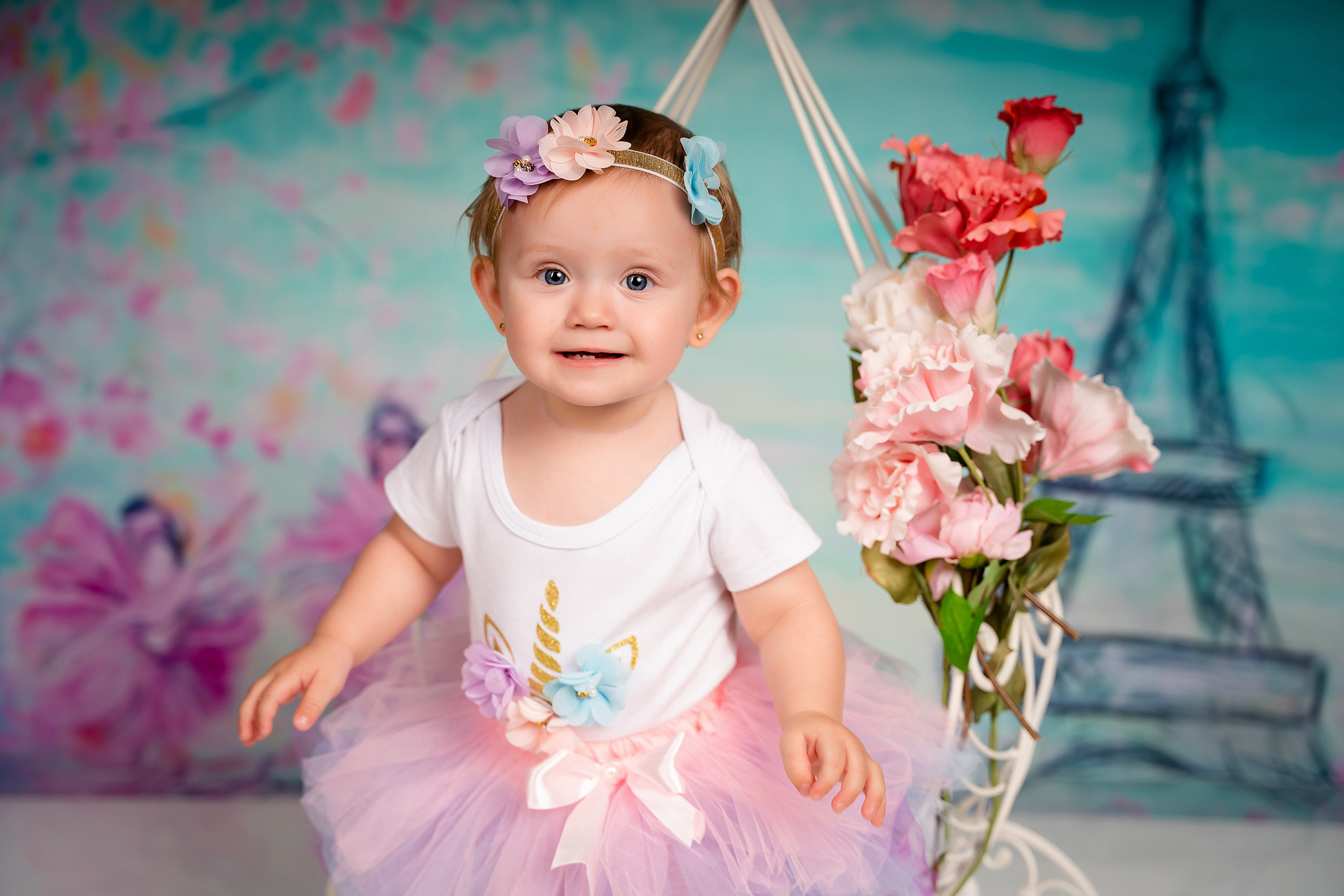 1 годик девочки. Семейная фотостудия Горшковых