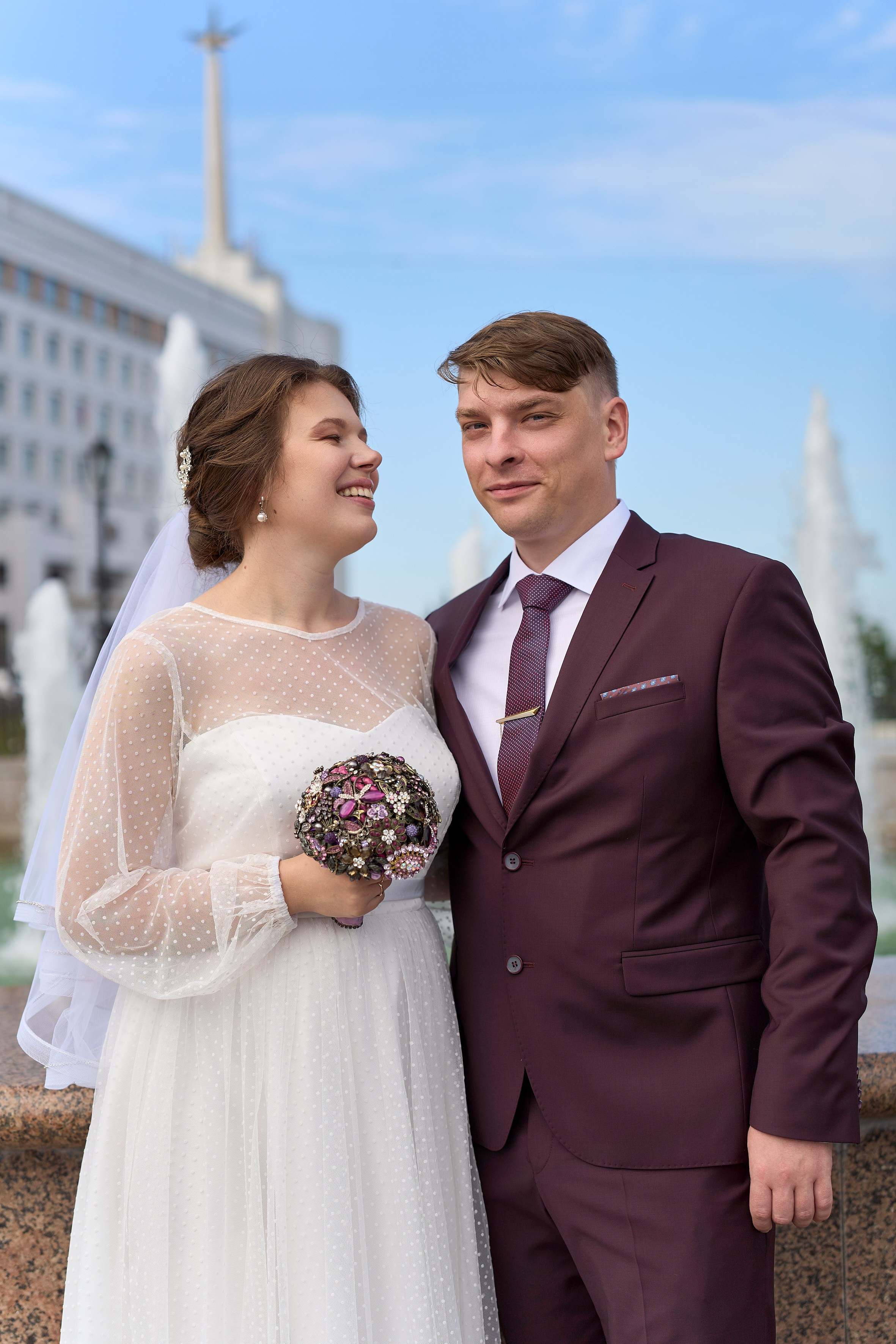 Прогулка после ЗАГСа. Репортажный и портретный фотограф в Томске Ларионов Артём