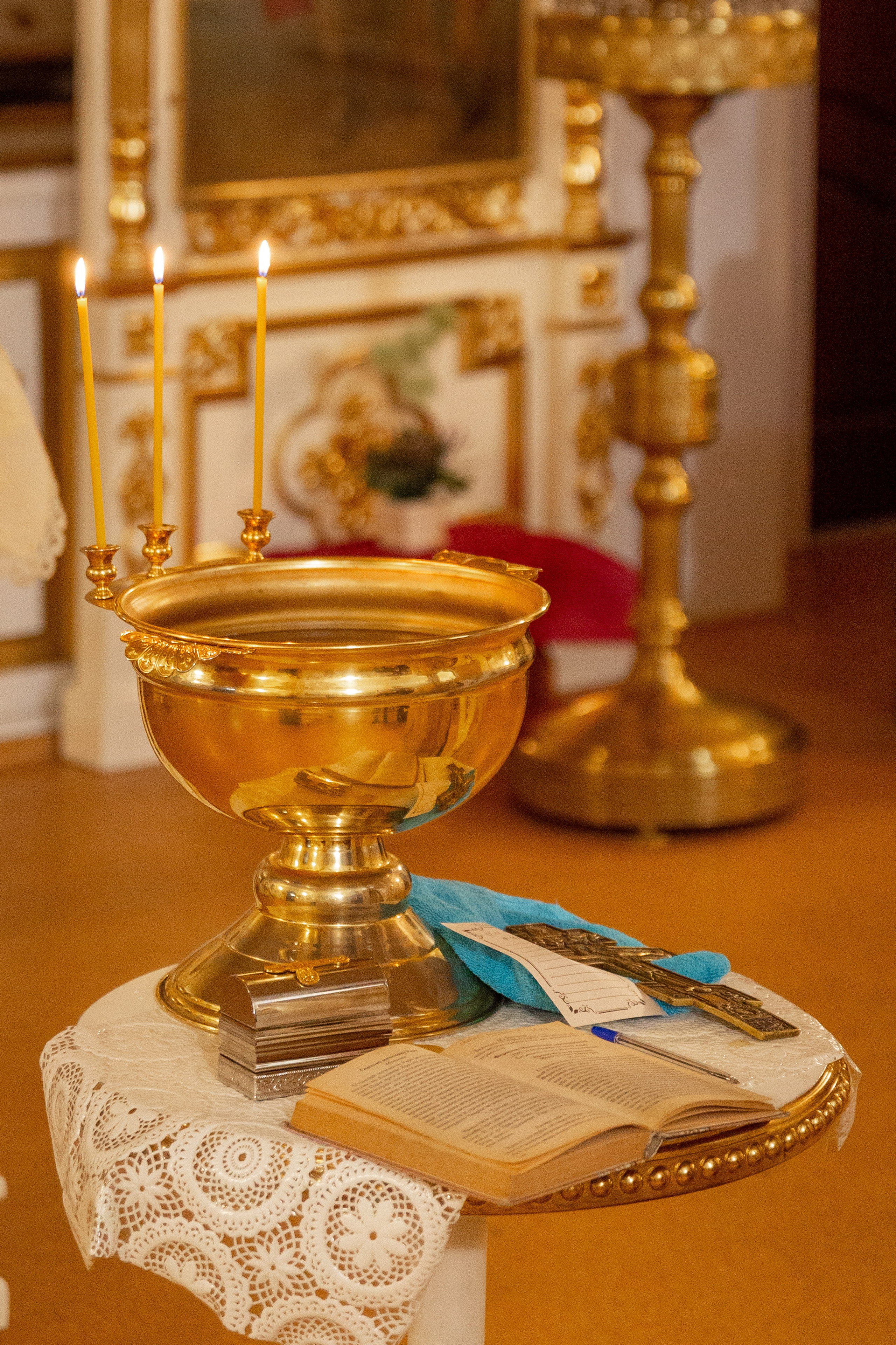 Таинство крещения. Фотограф Комаров Сергей