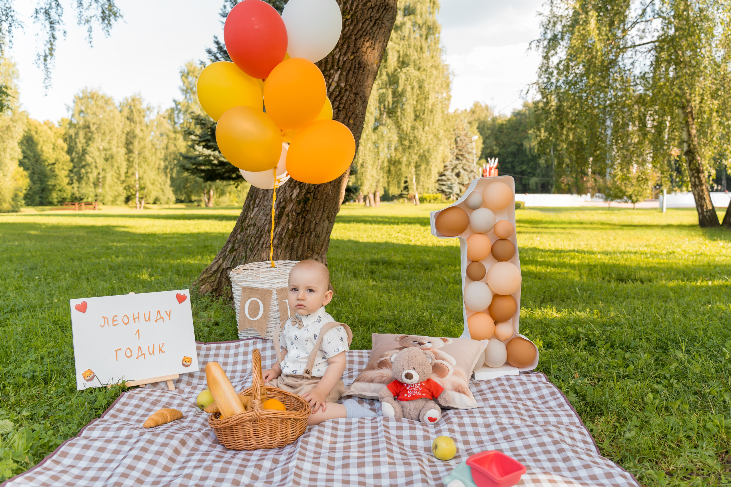 Лёне 1 годик. Анастасия Чиркова, Фотограф Новорожденных Москва