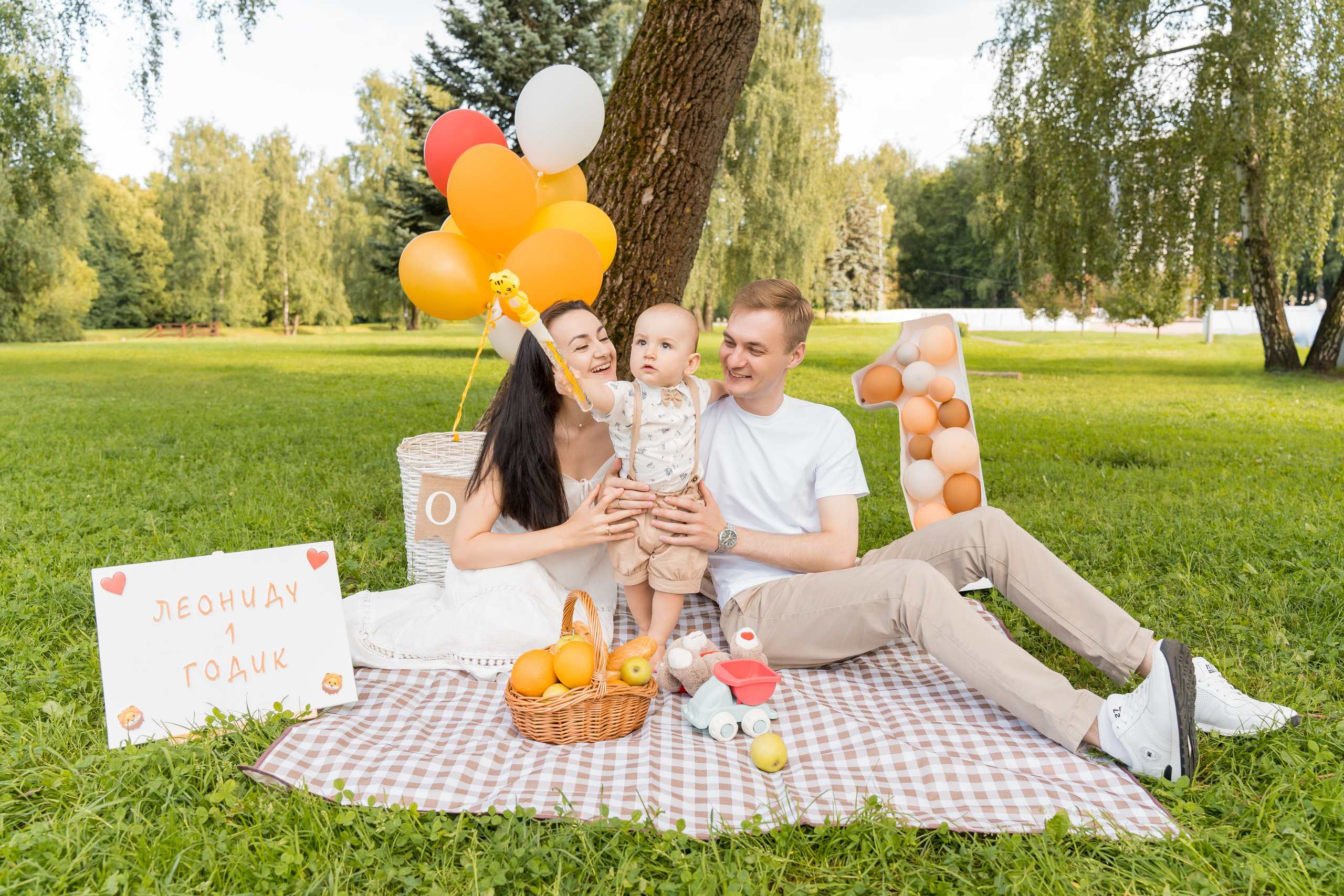 Лёне 1 годик. Анастасия Чиркова, Фотограф Новорожденных Москва