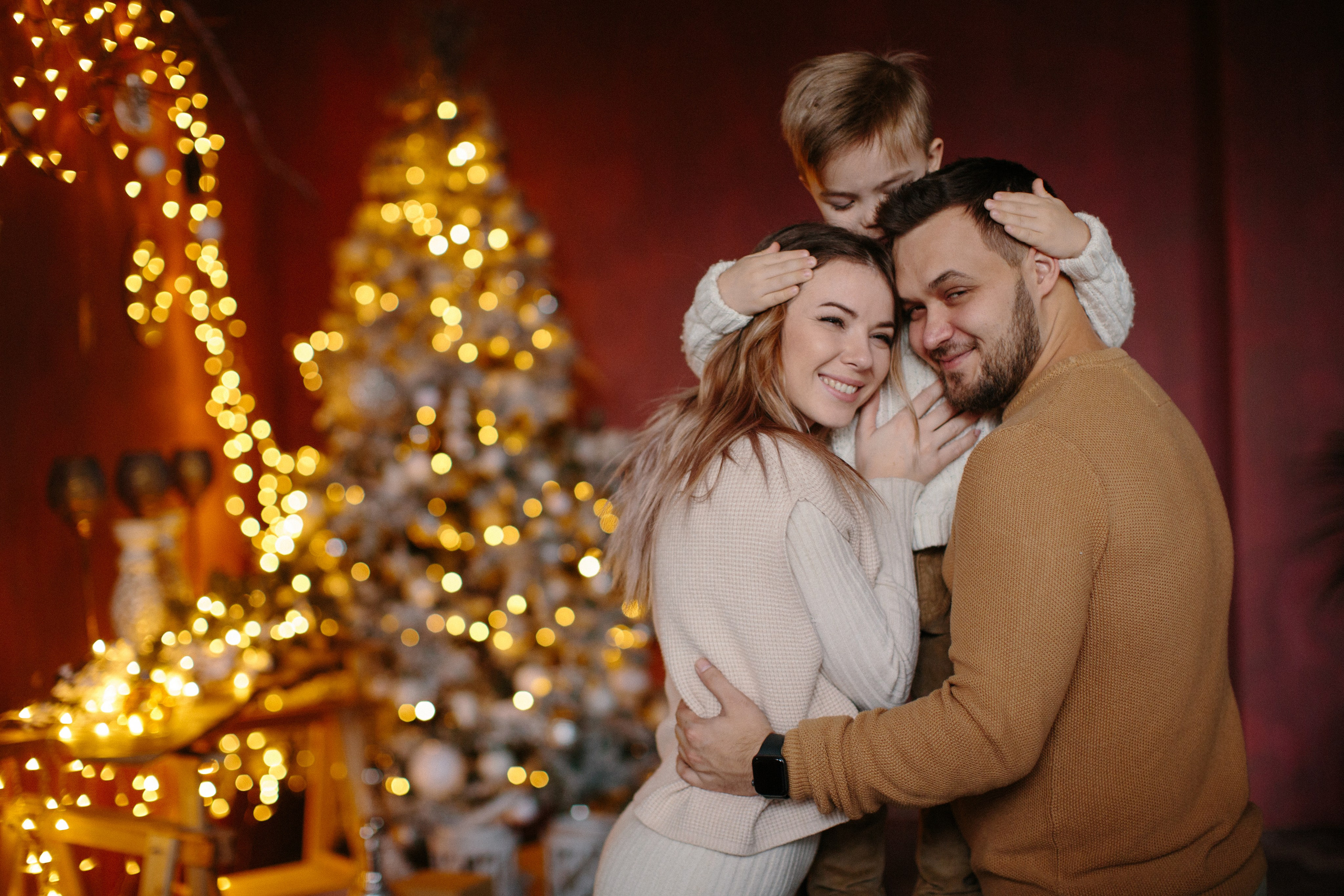 Семейная фотосессия в студии и дома Спб портфолио Насти Околот