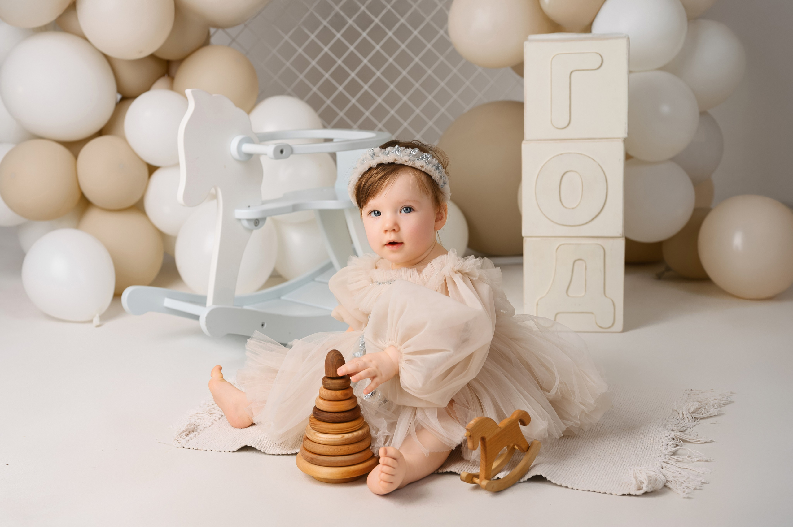 Платье 1-2 года. Детская и семейная фотостудия в Калининграде