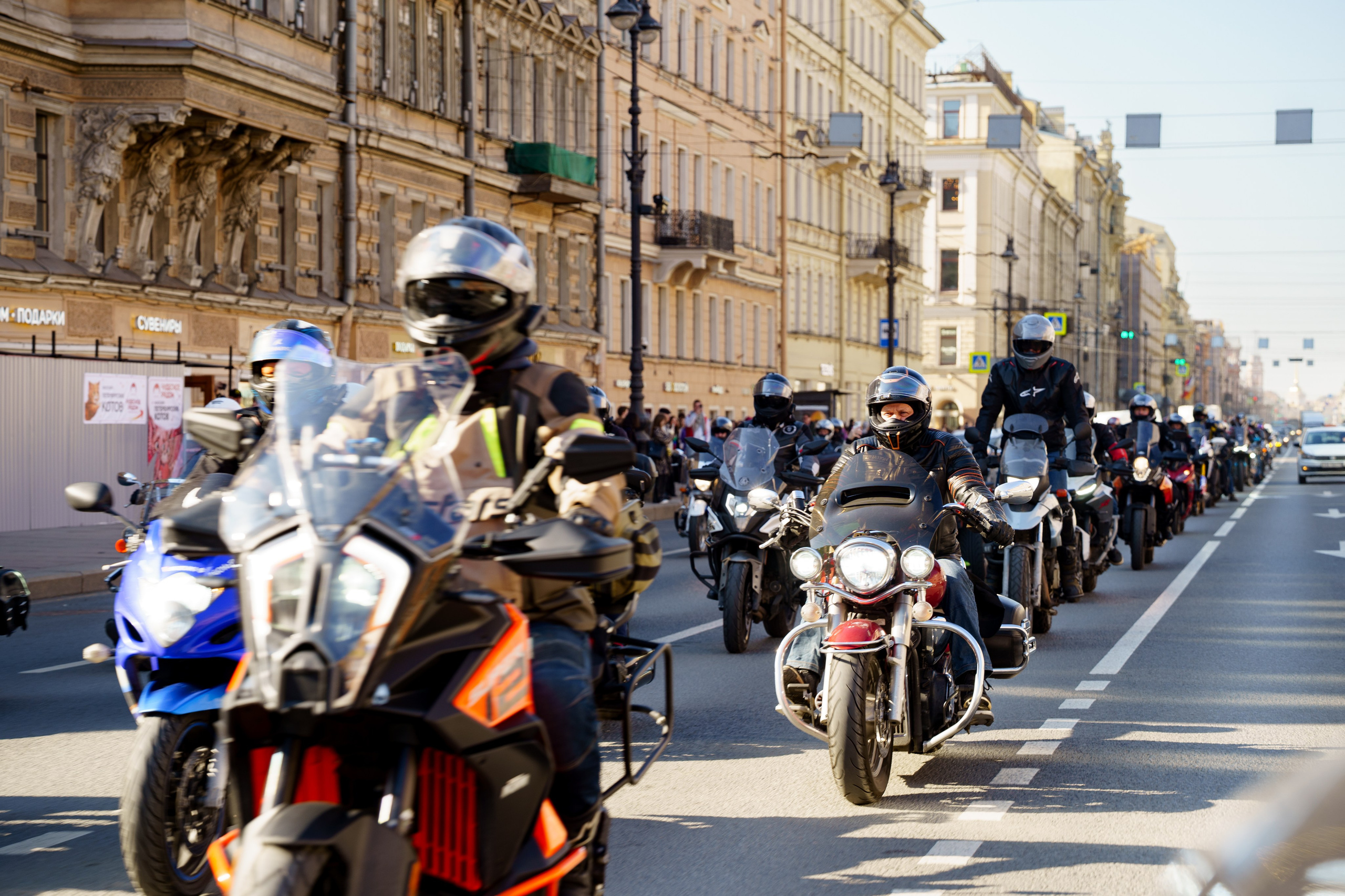 Прохват мотоклуба Norman Riders ч.1. Концертный и репортажный фотограф в Санкт-Петербурге Слава Пахомов