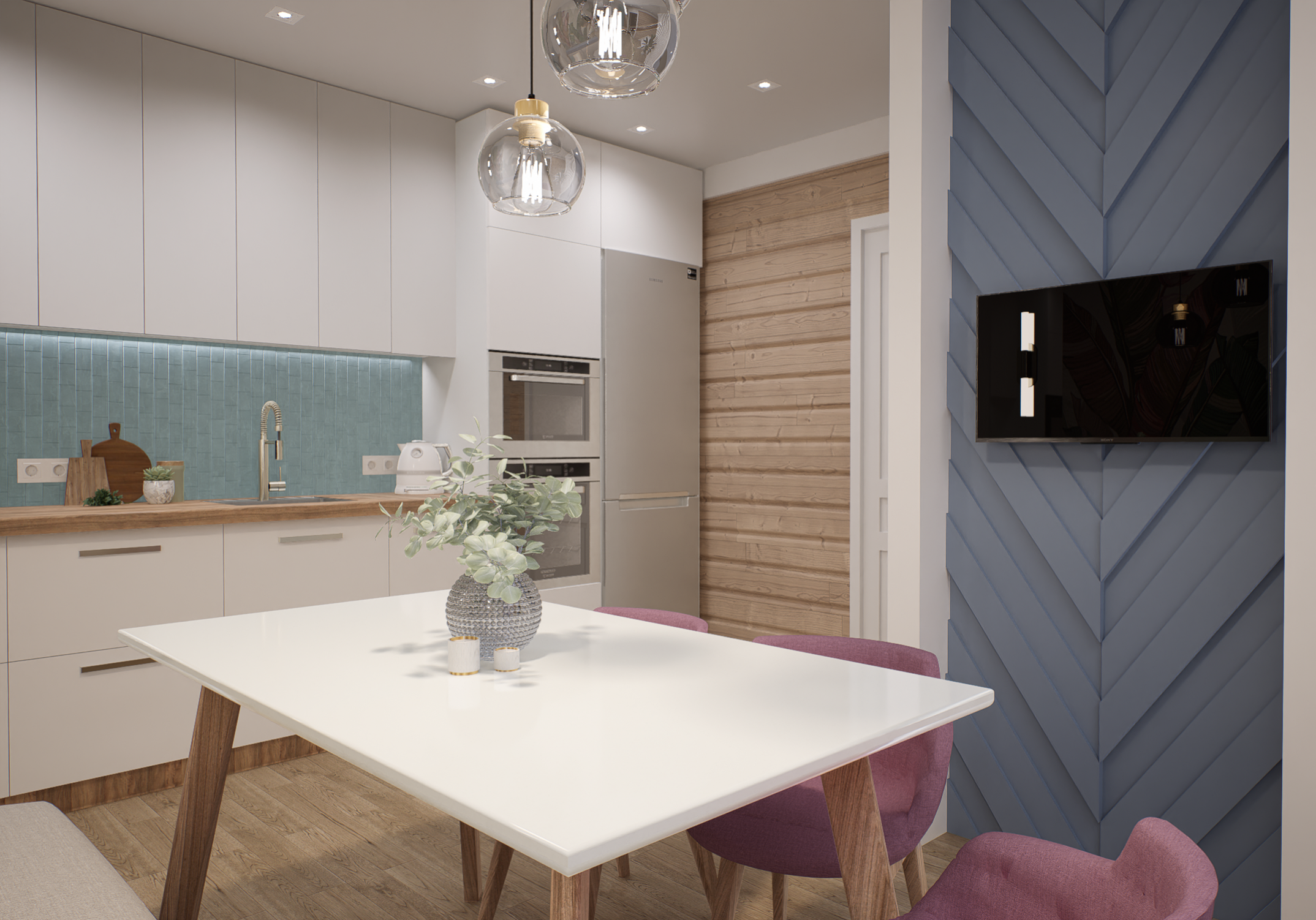 Кухня дом из бруса. Александра Койтова — Архитектор малоэтажных зданий в Новосибирске