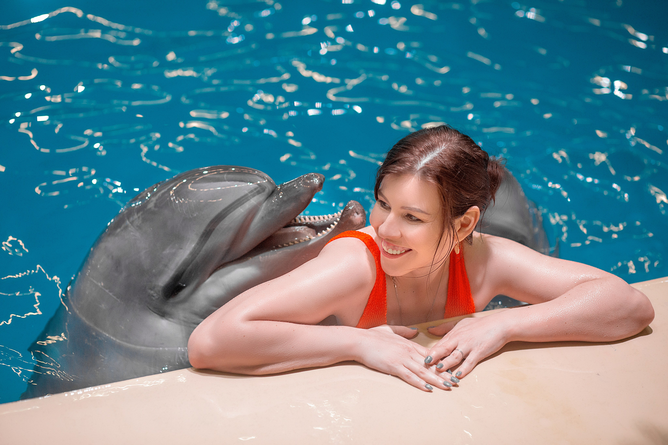 Наталья и дельфины. Фотосессия с лошадьми в Нижнем Новгороде