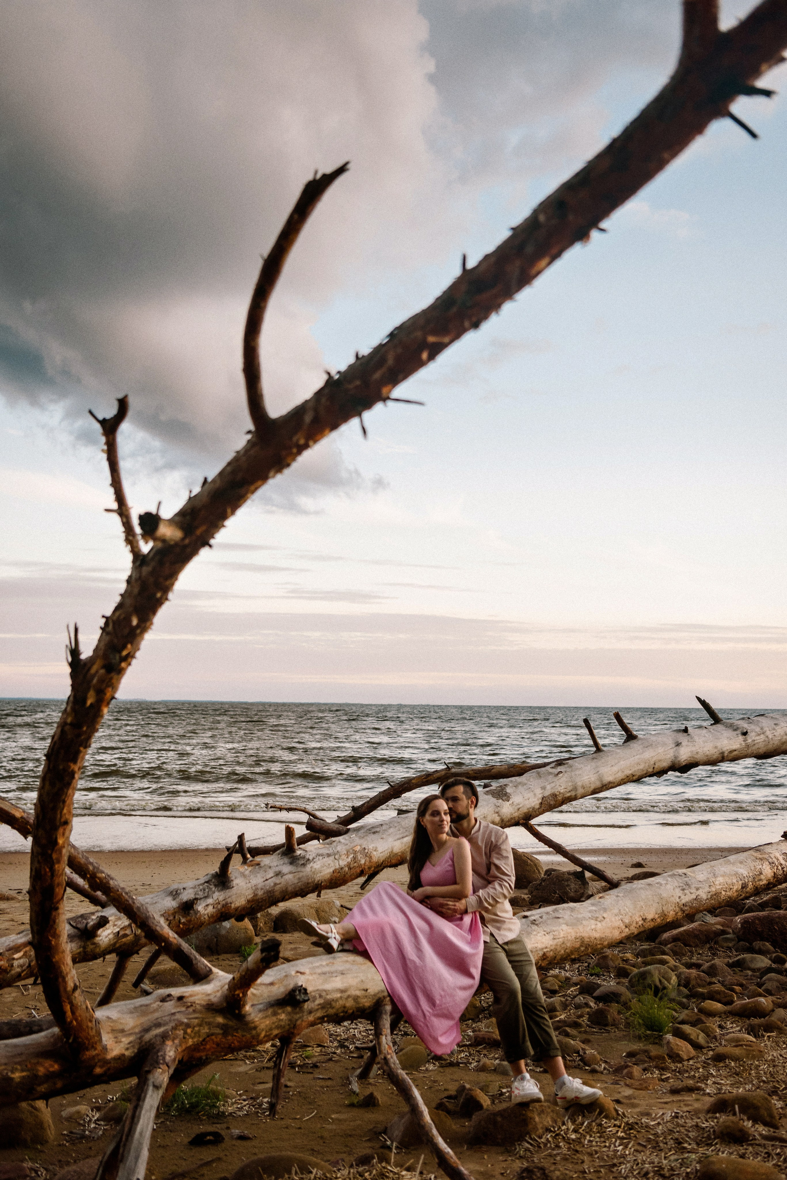 Настя и Вова Финский залив. Свадебный фотограф в Санкт-Петербурге София Шубик