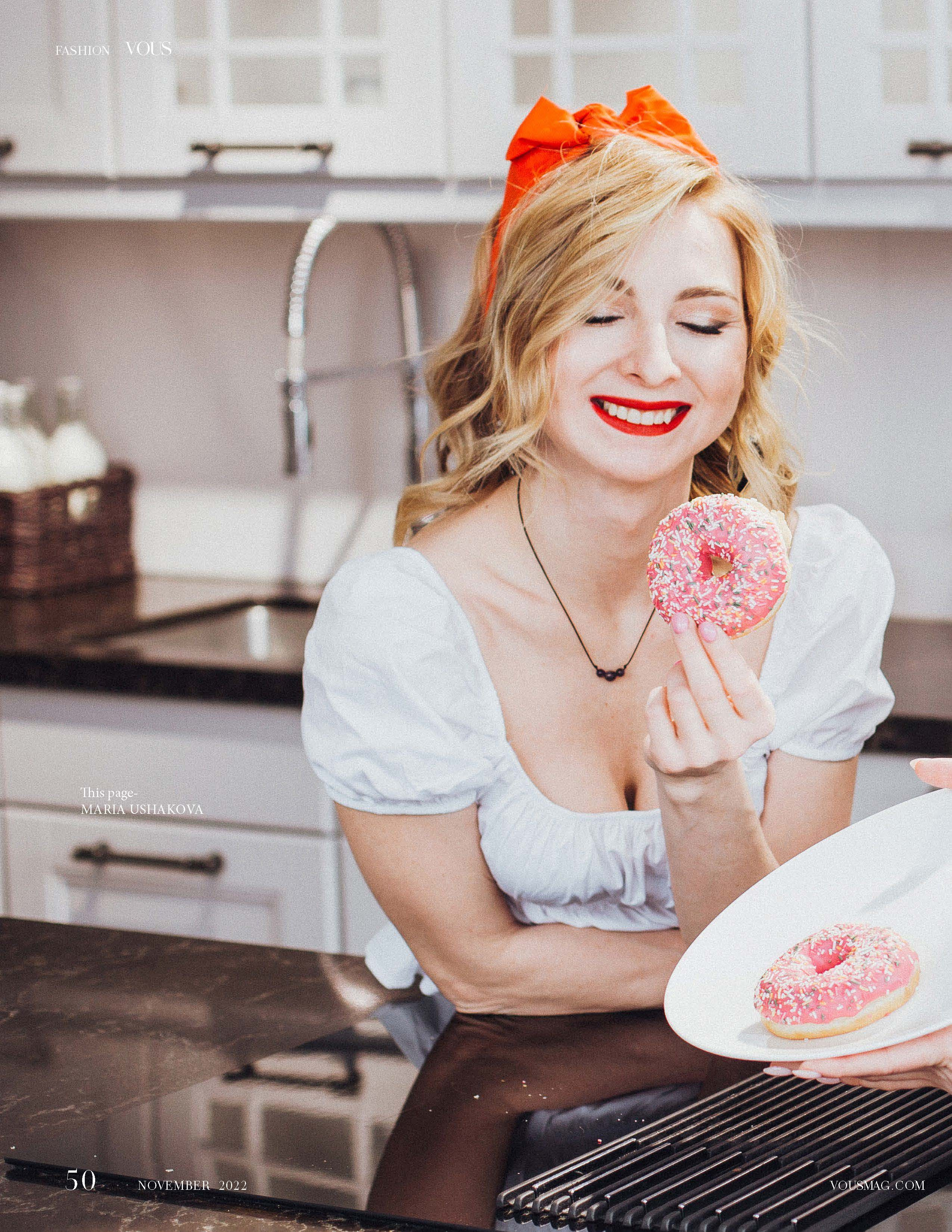 Съемка в стиле PIN-UP в журнале VOUS (Мадрид, Испания). Ирина Квасова | Фотограф в стиле VOGUE | Тюмень