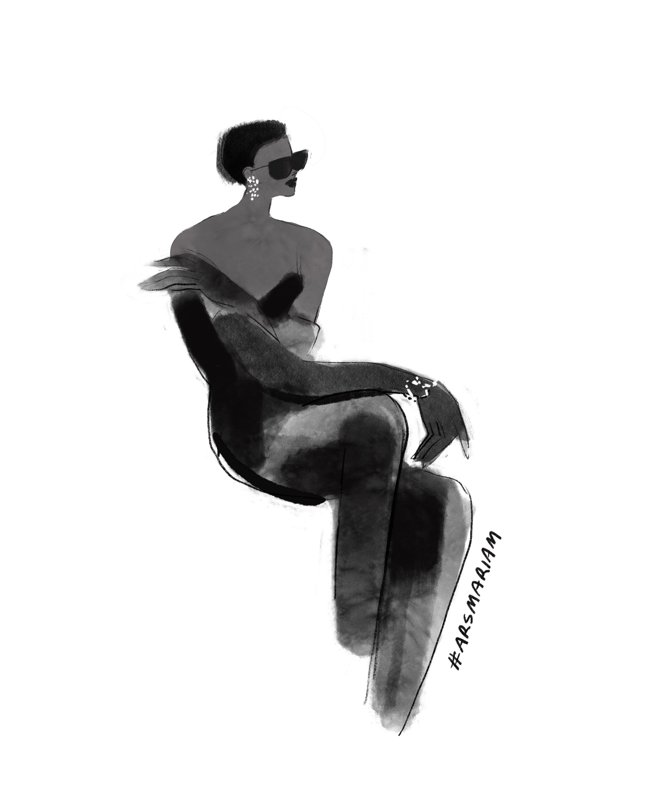 Fashion skethes 2024. Фэшн иллюстратор из Москвы Власенко Мария