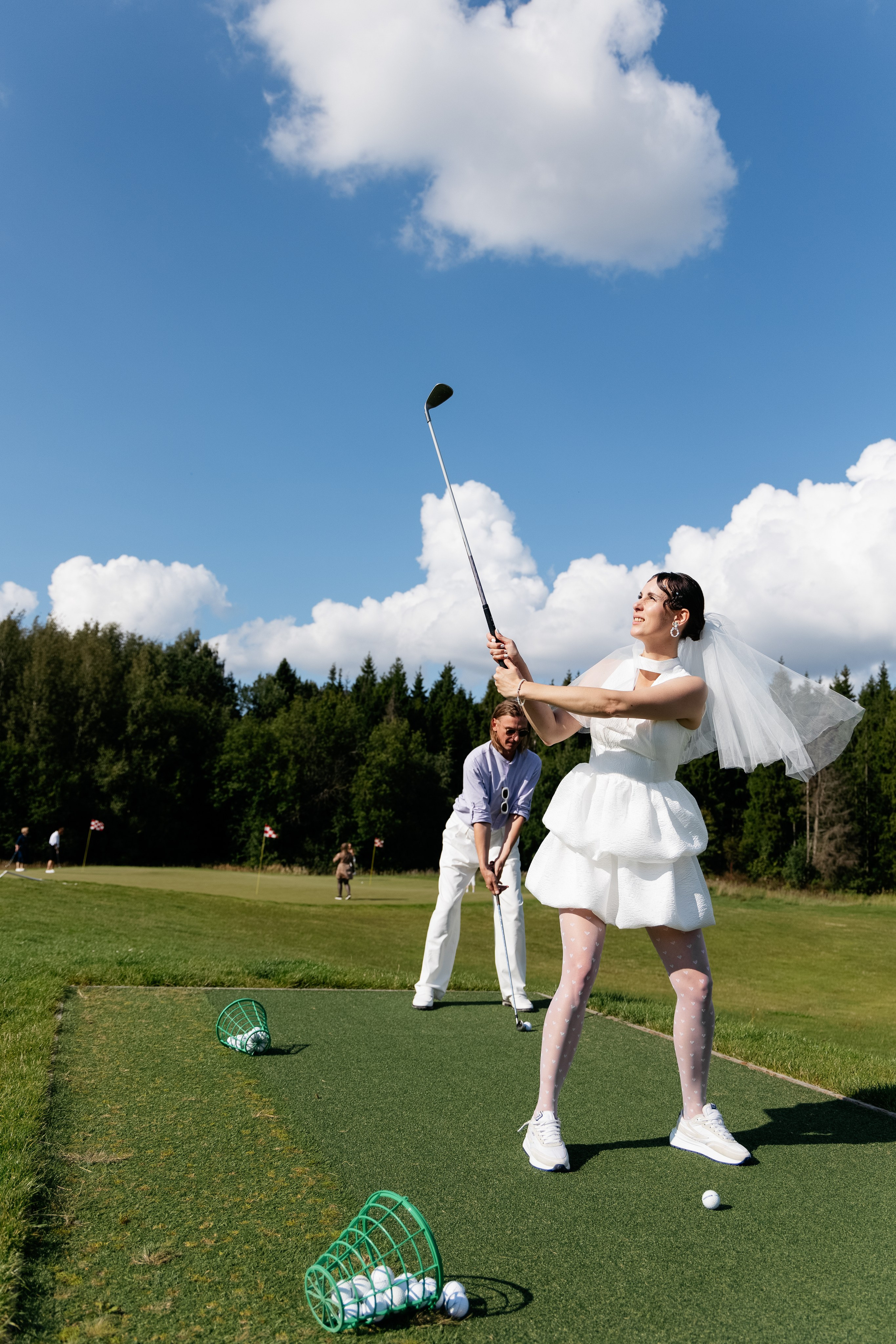 Целеево. Игра в гольф. Фотограф в Москве Анастасия Курлович