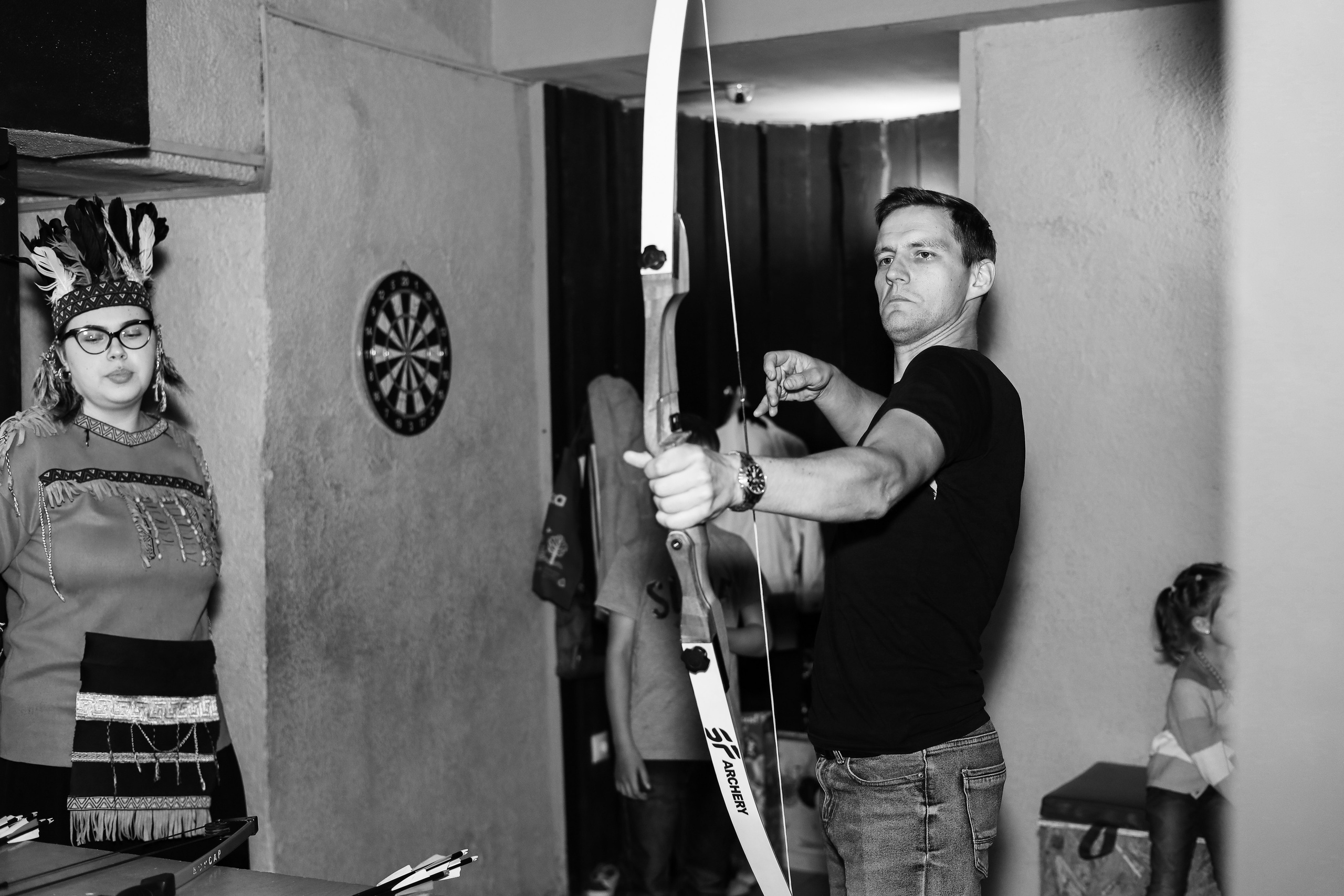 День рождение в стрелковом клубе. Фотограф Надршина Лилия