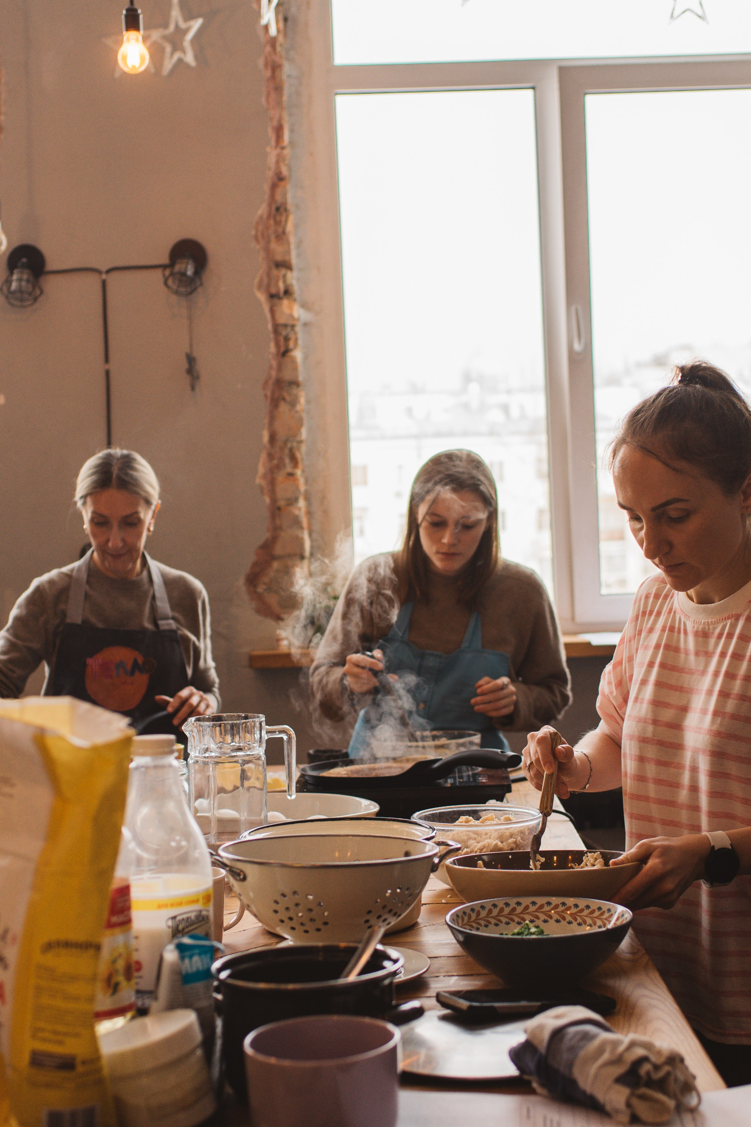 Простраство Тепло. Блинный день. Сайт портфолио