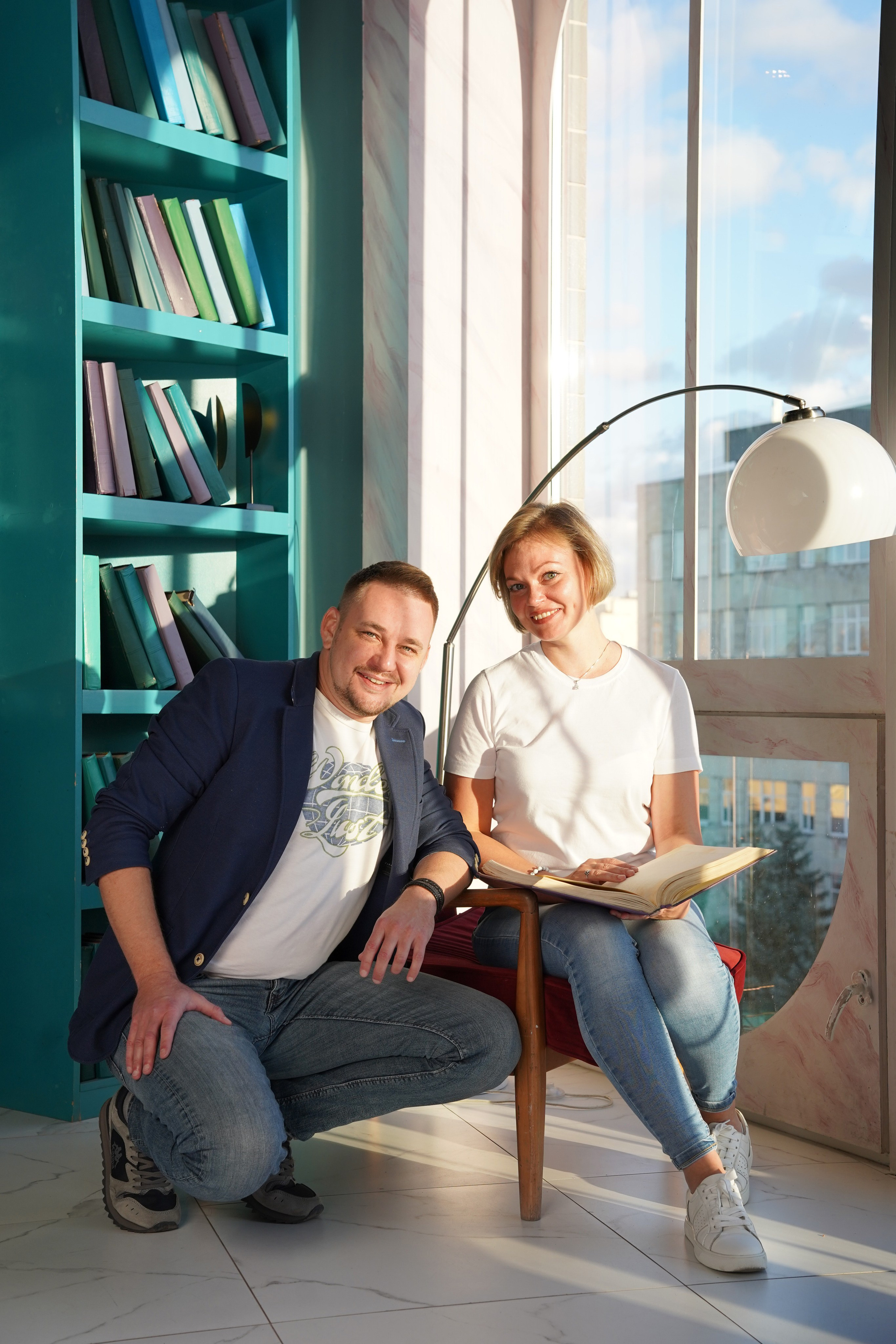 В библиотеке. Студийный и портретный фотограф в САНКТ-ПЕТЕРБУРГЕИрина Махаон