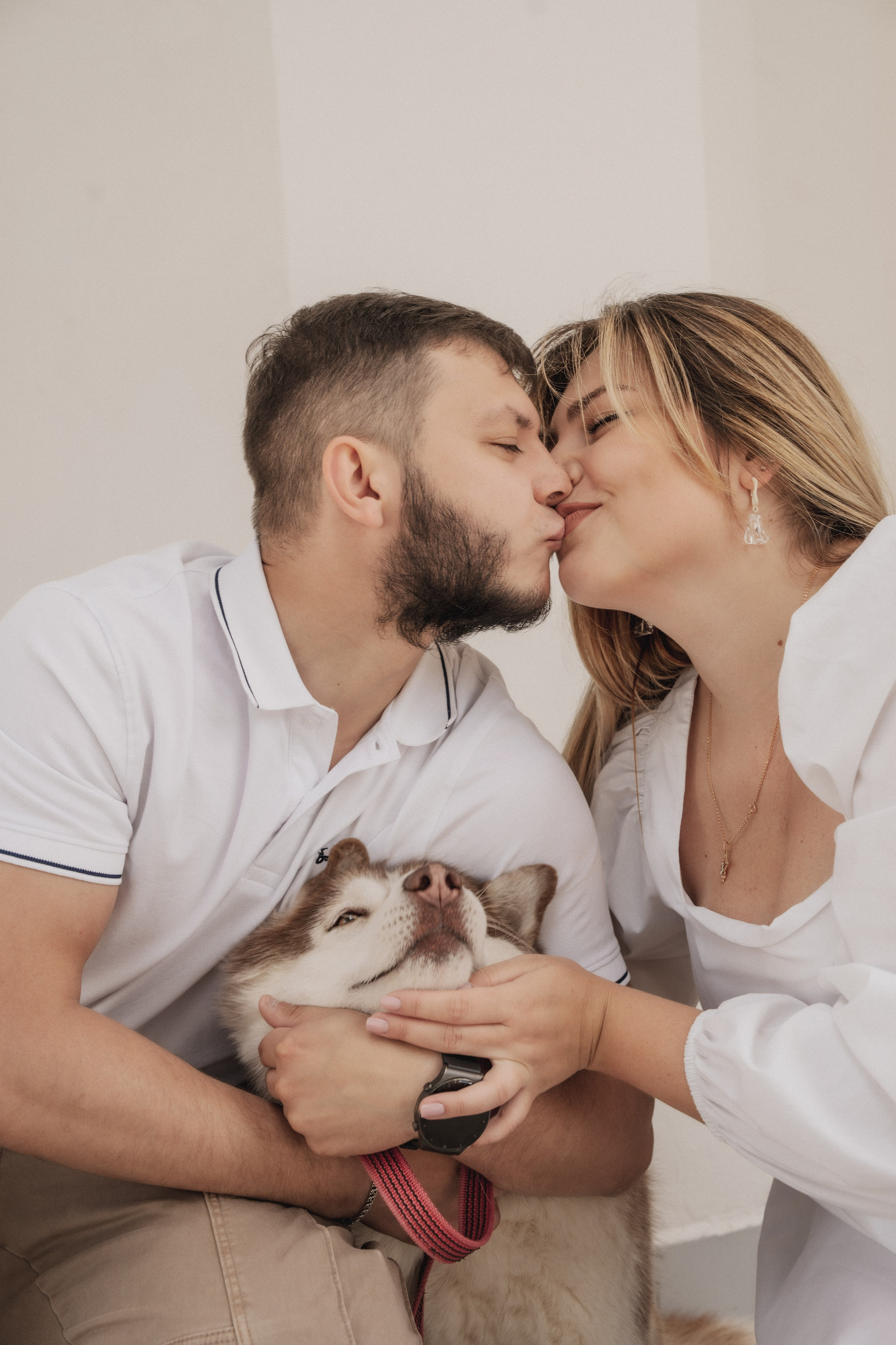 Дарья ♡ Максим ✧ Чоки — История любви, когда в семье есть хаски. Свадебный и портретный фотограф в Москве, Светлана Янковая