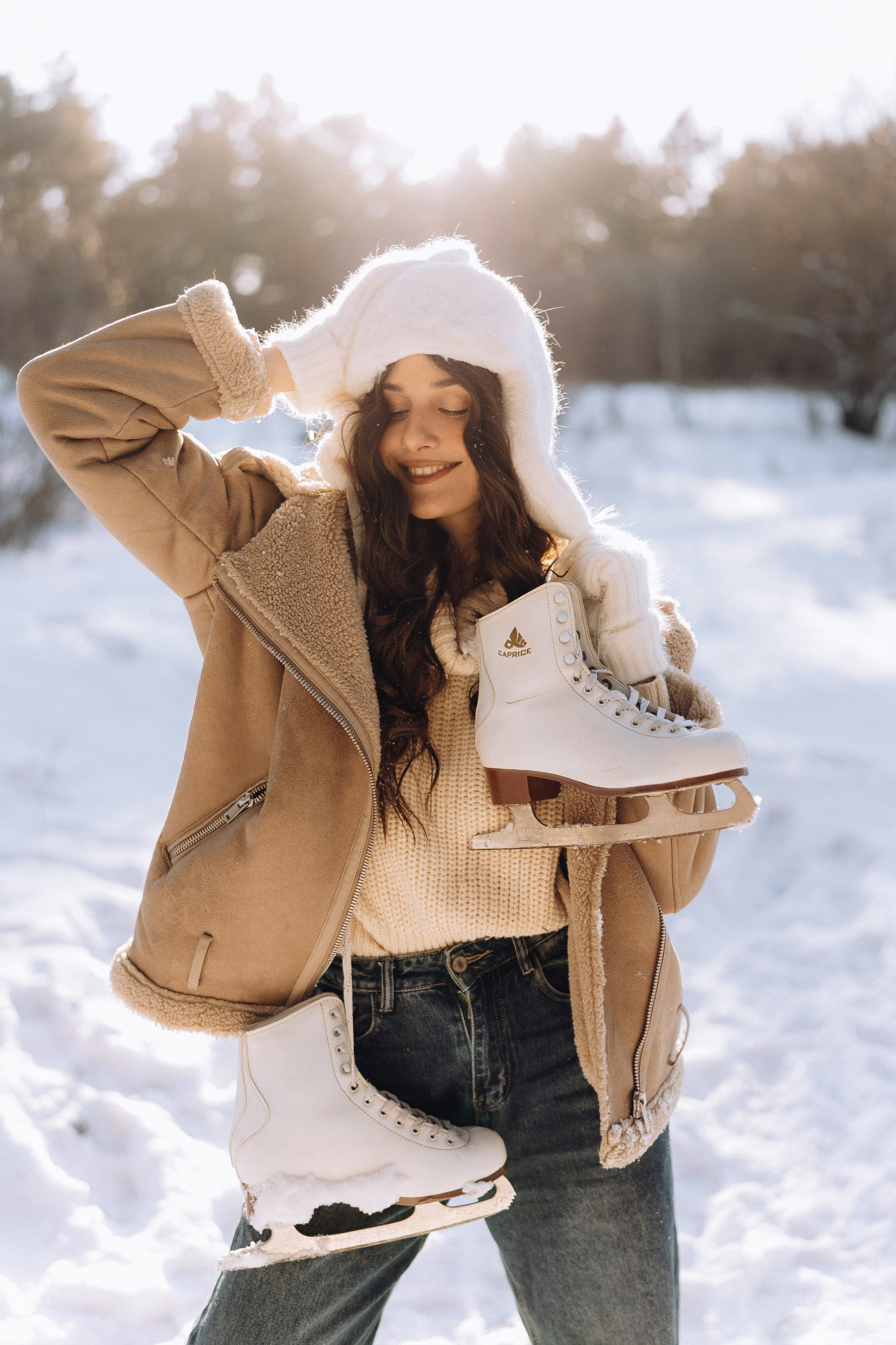 Валентина | Снежная прогулка. Портретный свадебный фотограф Крым | Евгения Щитенко