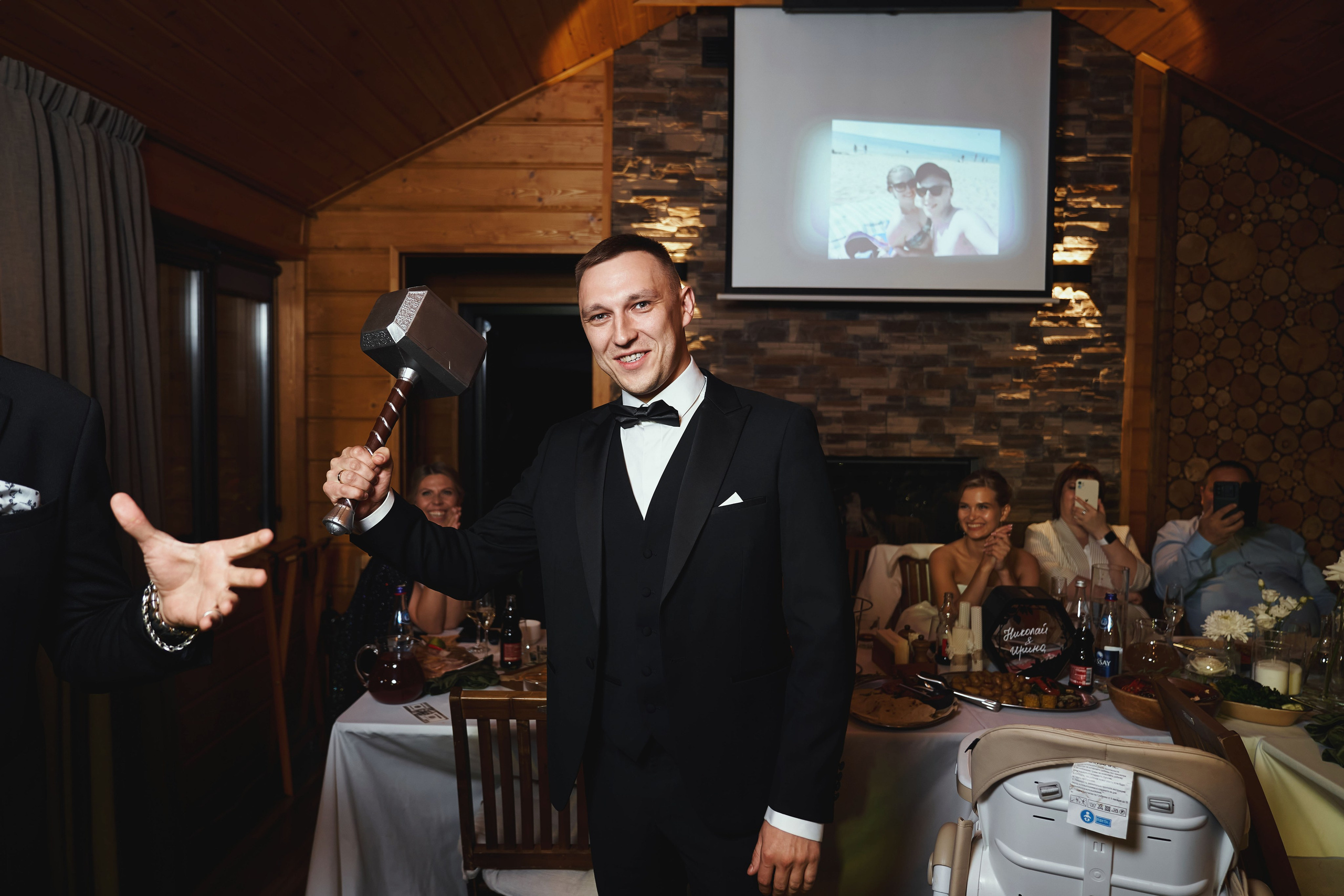 Свадьба Николая и Ирины в Золотом сазане, большая беседка