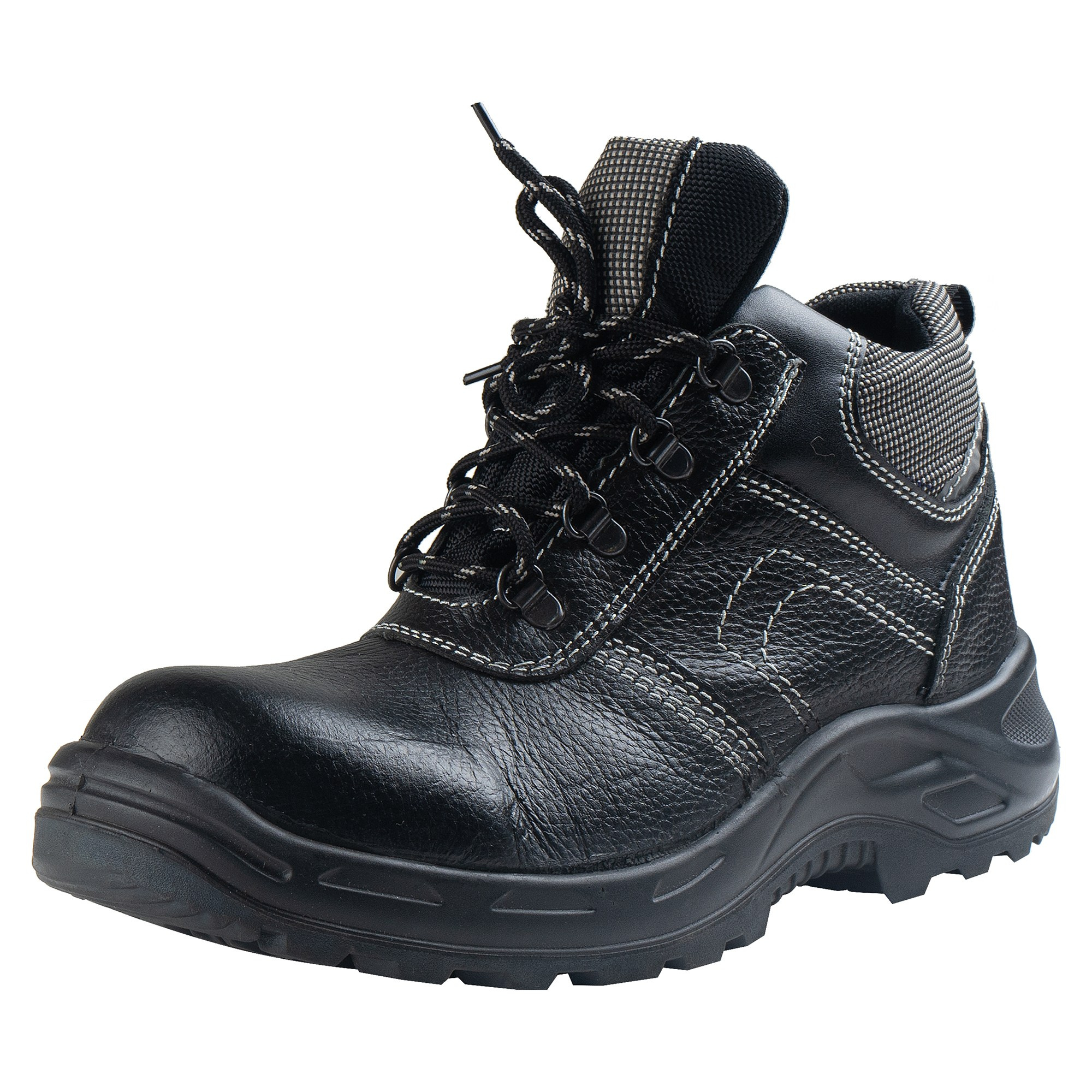 Обувь рабочая, высокая, черная,