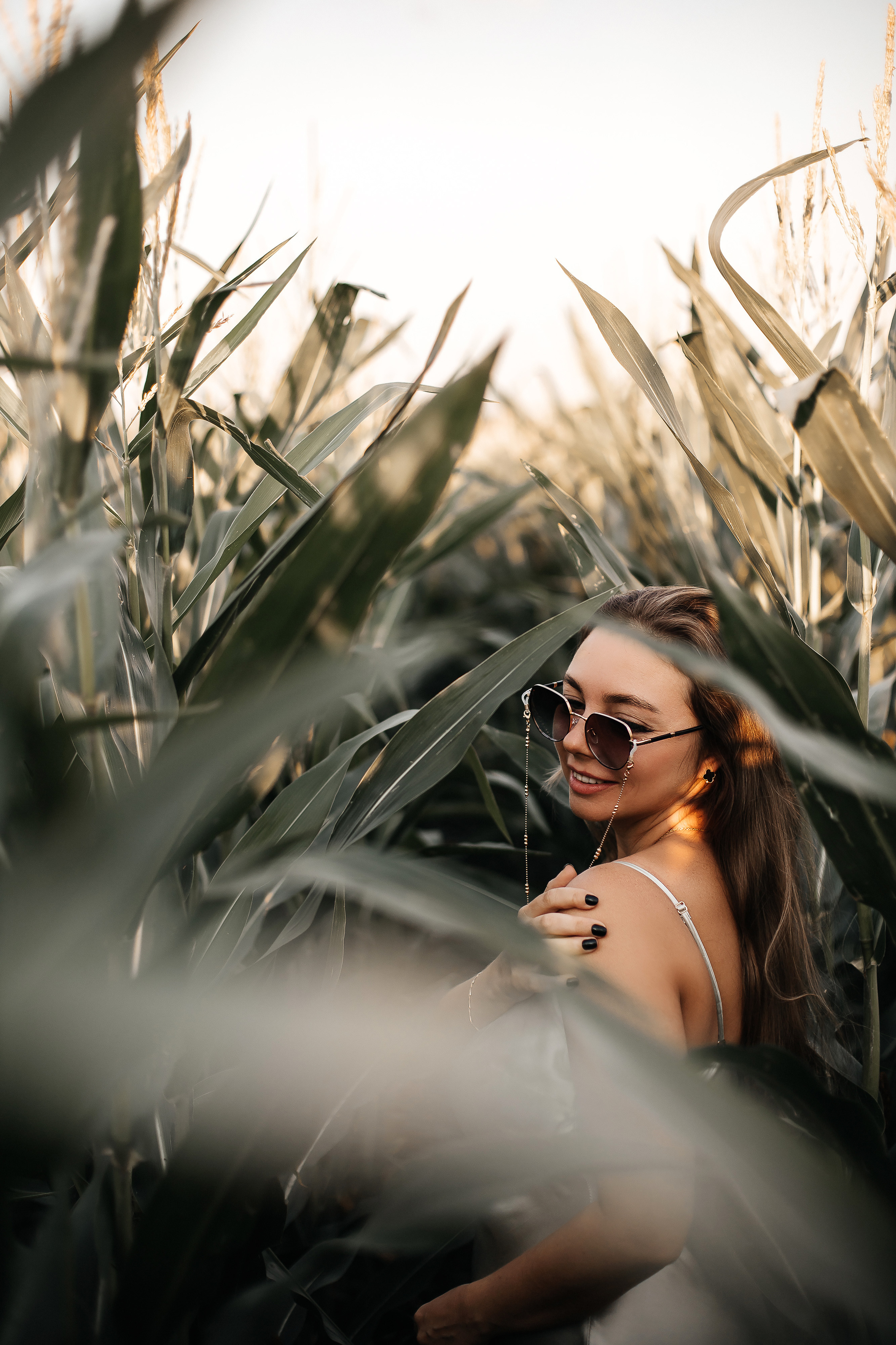 Съёмка в кукурузном поле. Семейный, свадебный и портретный фотограф в Саратове Мария Засыпкина