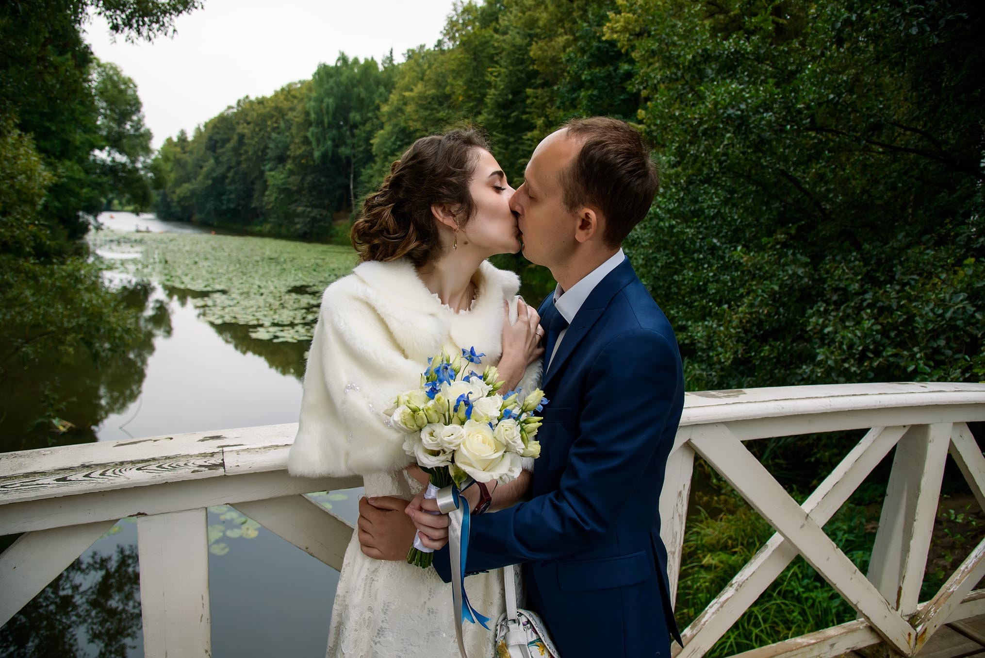 Прогулка в Остафьево, Андрей и Сабина. Фотограф Москва