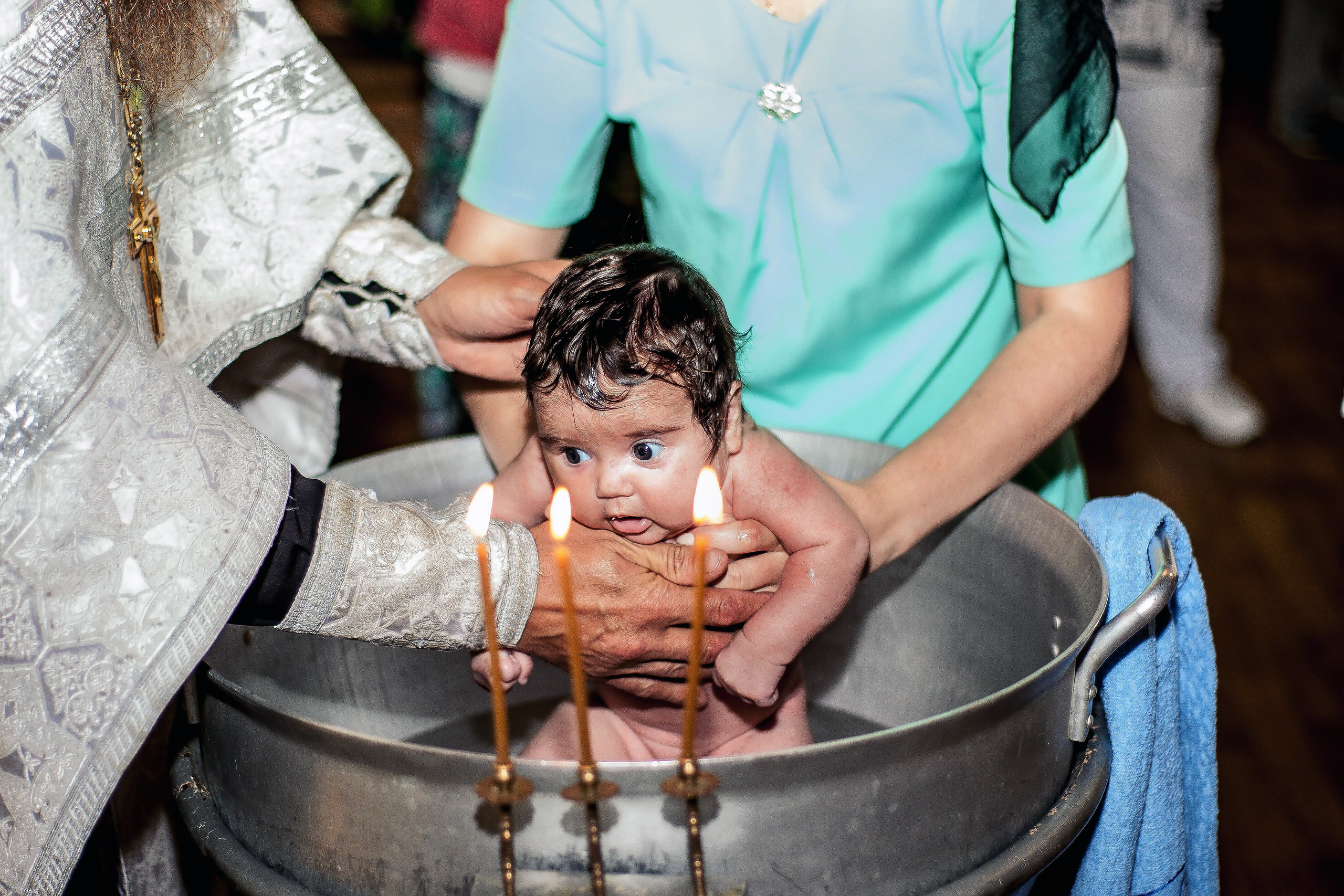 Крещение в храме Александра Невского (Петропавловск-Камчатский, июль 2017). Репортажная съемка в Москве и области. Анималистика