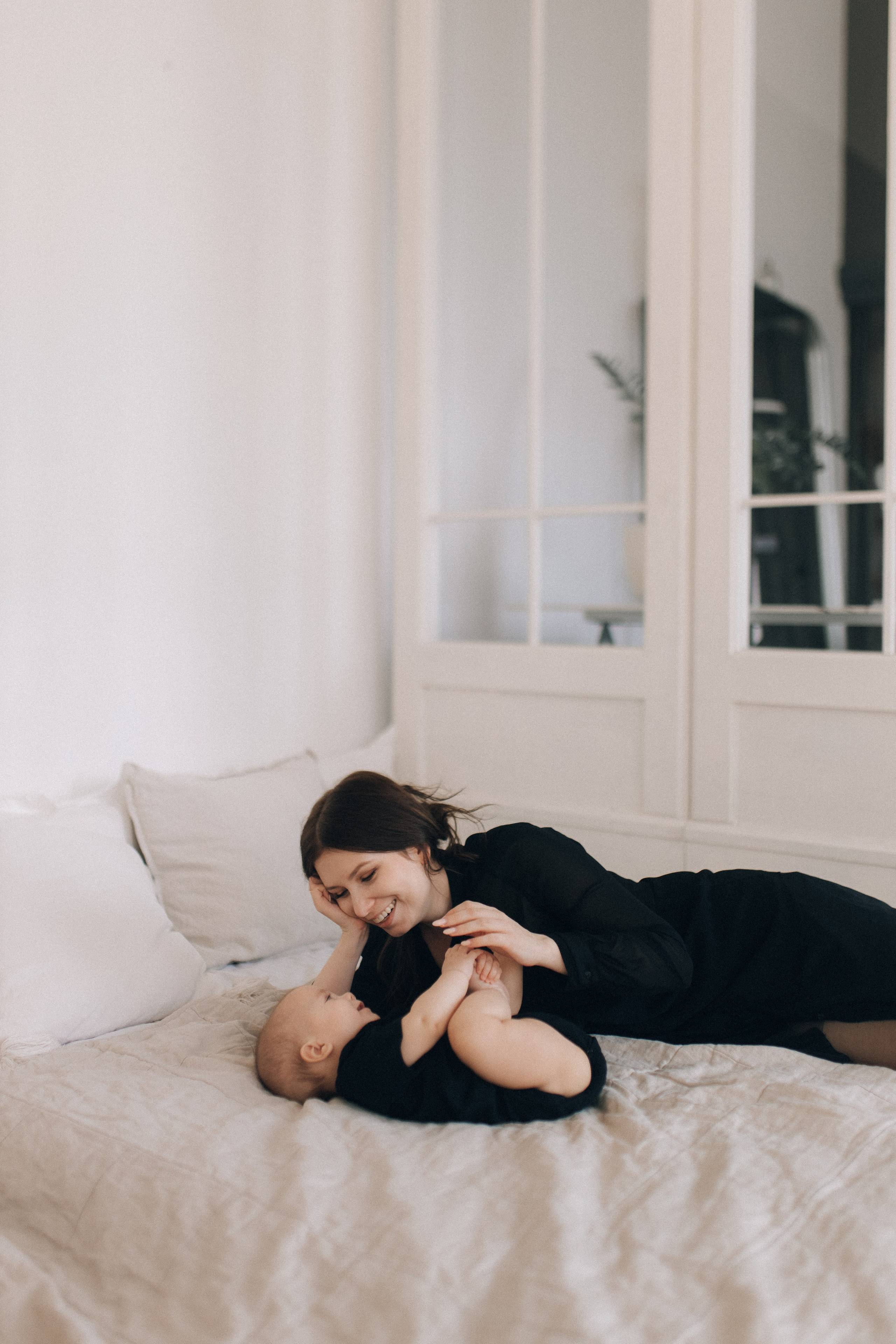 Фотосессия мама с малышом в студии. Семейный фотограф Екатеринбург Черепанова Олеся